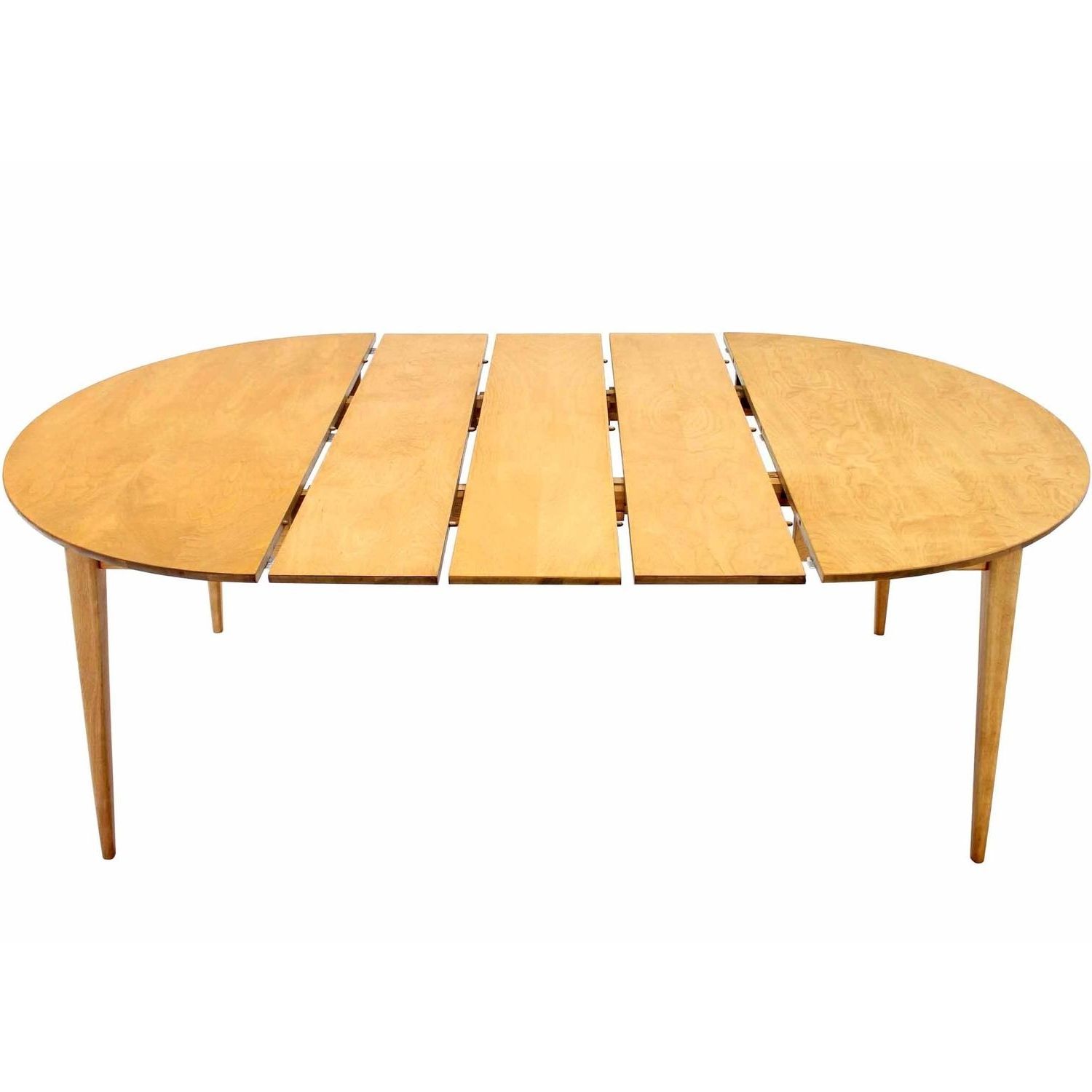 Fashionable Birch Dining Tables With Round Birch Dining Table With Three Leaves At 1stdibs (View 12 of 25)