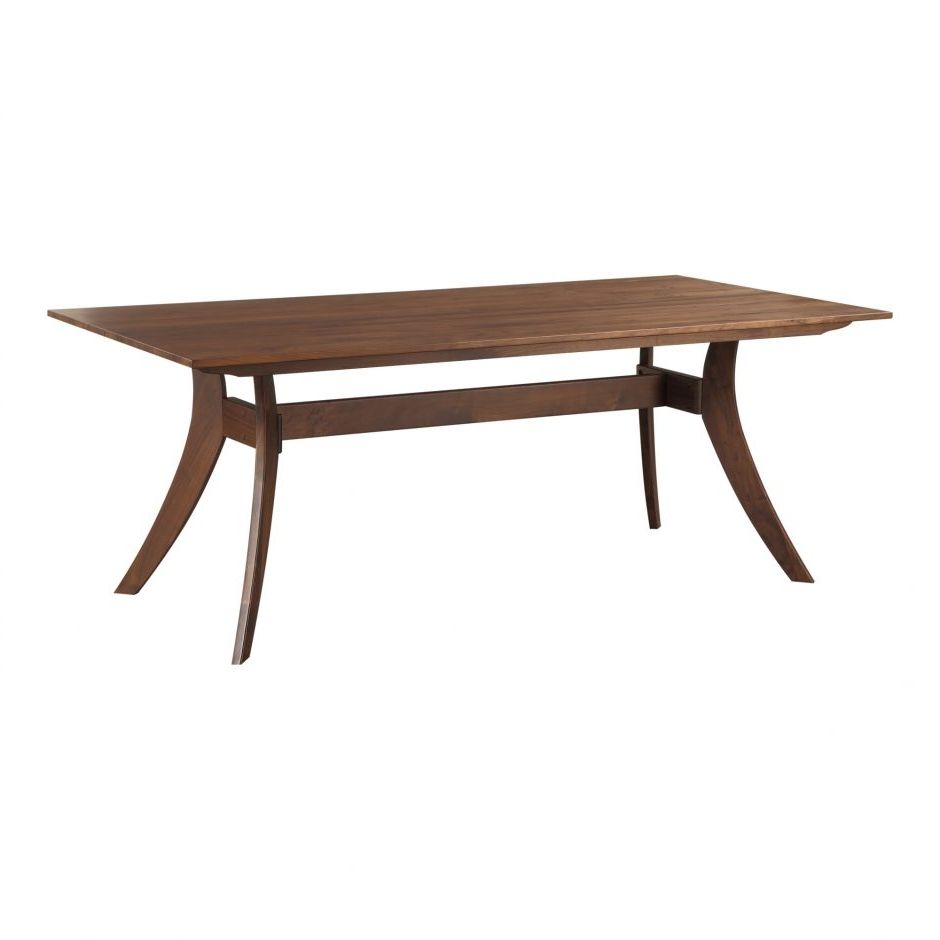 Florence Rectangular Dining Table Small Walnut (Photo 25 of 25)