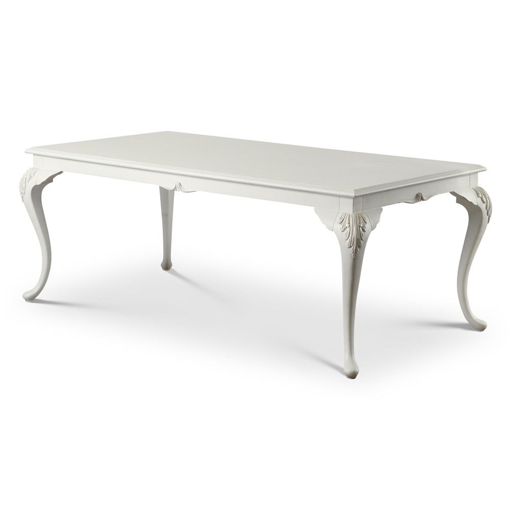 French Extending Dining Tables Inside Most Up To Date Amelie French Silver Extending Dining Table – Crown French Furniture (View 2 of 25)