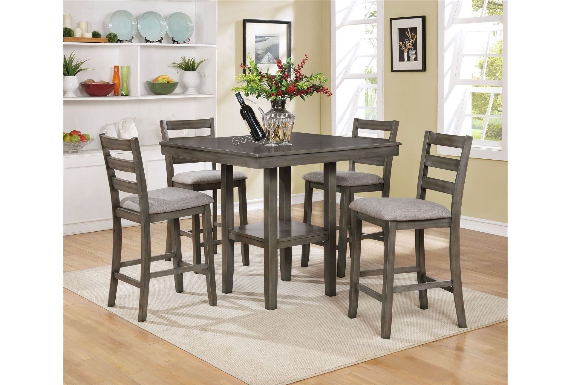 Featured Photo of 25 Collection of Jameson Grey 5 Piece Counter Sets