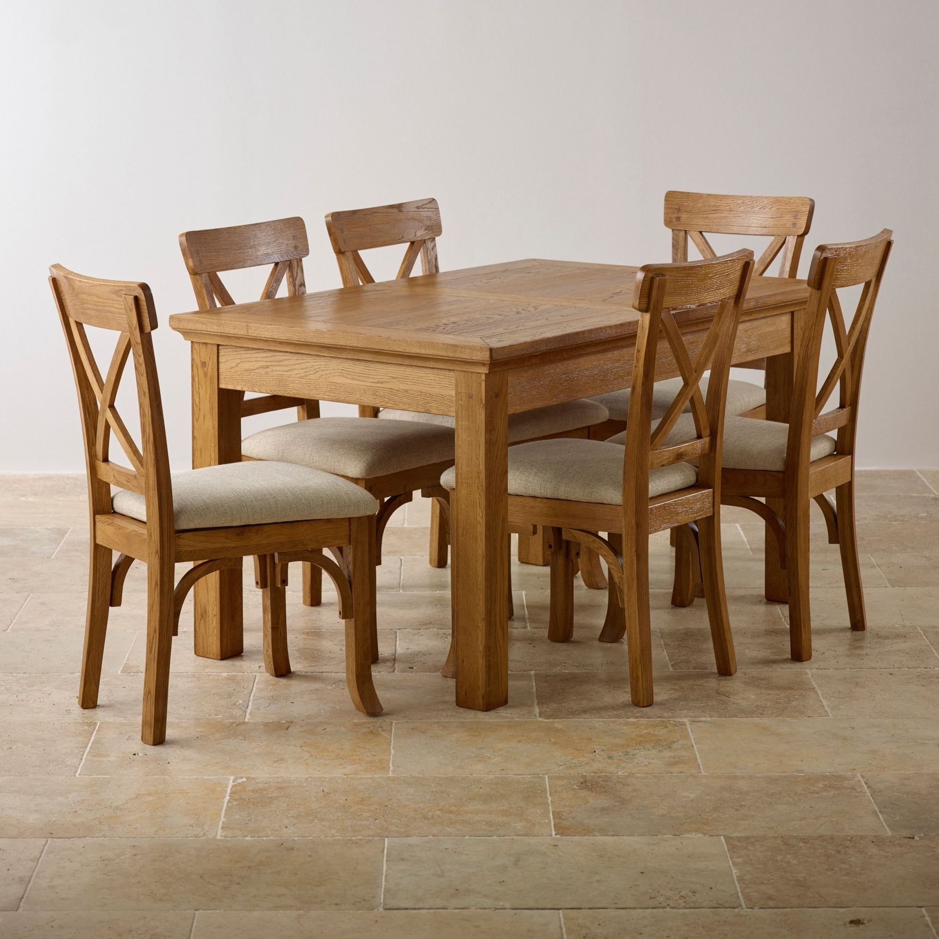 Featured Photo of 25 Inspirations Oak Dining Tables and Chairs