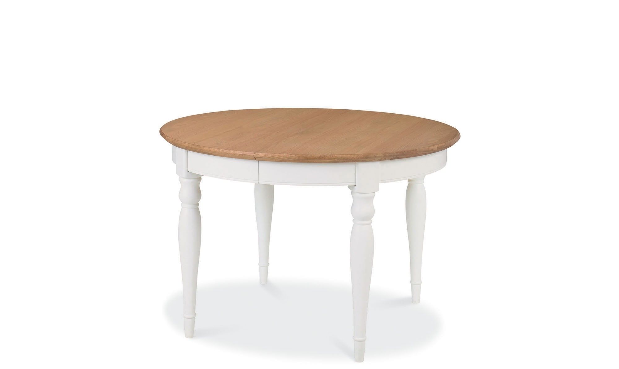 Georgie – Round Extendable Dining Table – Fishpools For Widely Used Round Extendable Dining Tables (Photo 1 of 25)