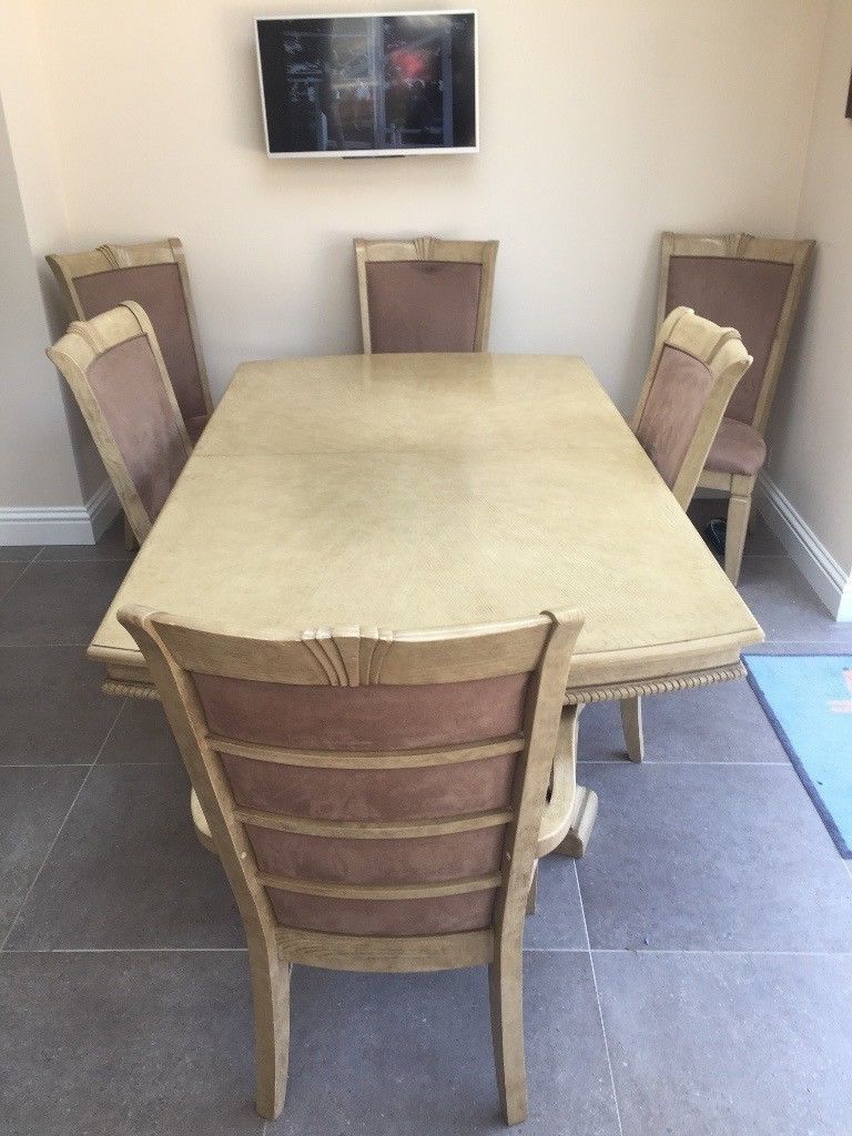 Gumtree With Regard To Light Oak Dining Tables And 6 Chairs (View 24 of 25)