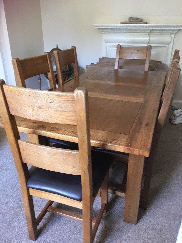 In Plymouth, Devon Pertaining To Famous Extendable Dining Tables And 6 Chairs (View 20 of 25)