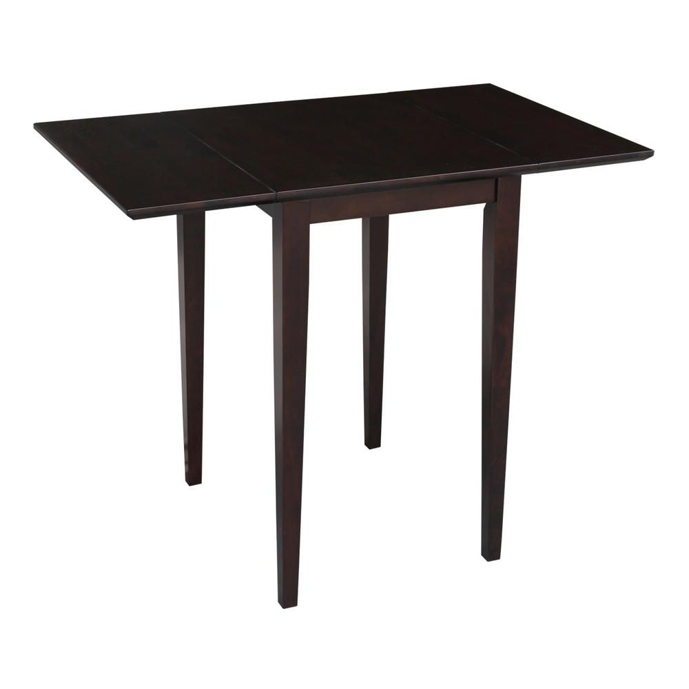 International Concepts Rich Mocha Drop Leaf Extendable Dining Table In Best And Newest Drop Leaf Extendable Dining Tables (View 3 of 25)