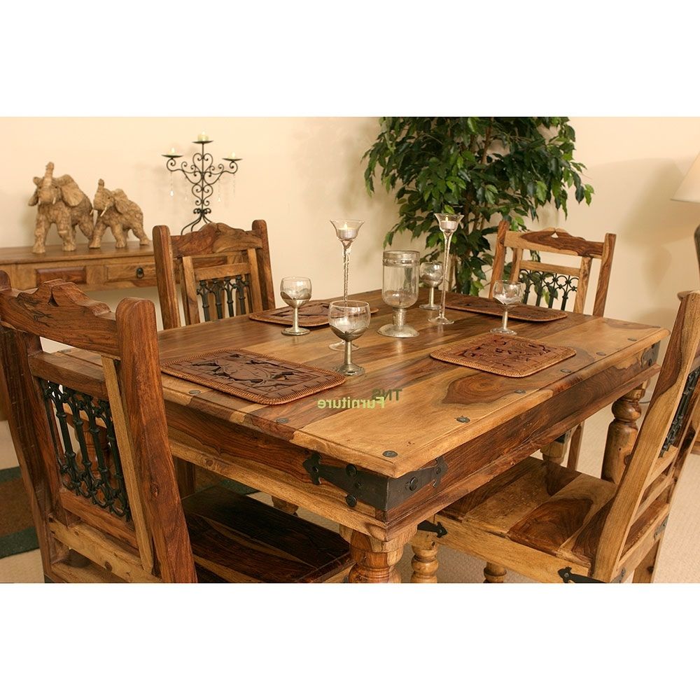 Jali 90cm Dining Table Intended For Indian Dining Tables And Chairs (Photo 7 of 25)