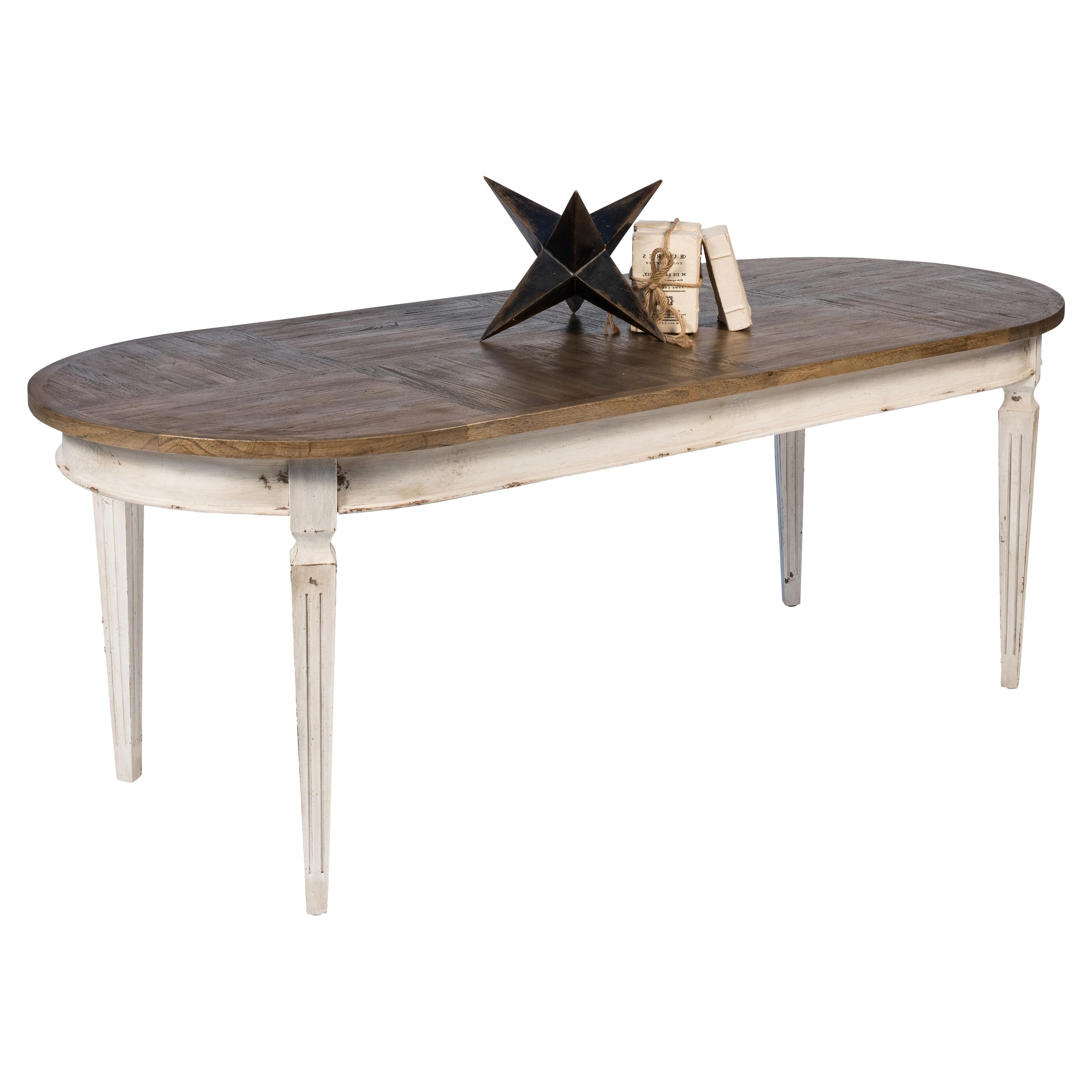 Kathy Kuo Home In Most Popular Natural Wood & Recycled Elm 87 Inch Dining Tables (View 12 of 25)