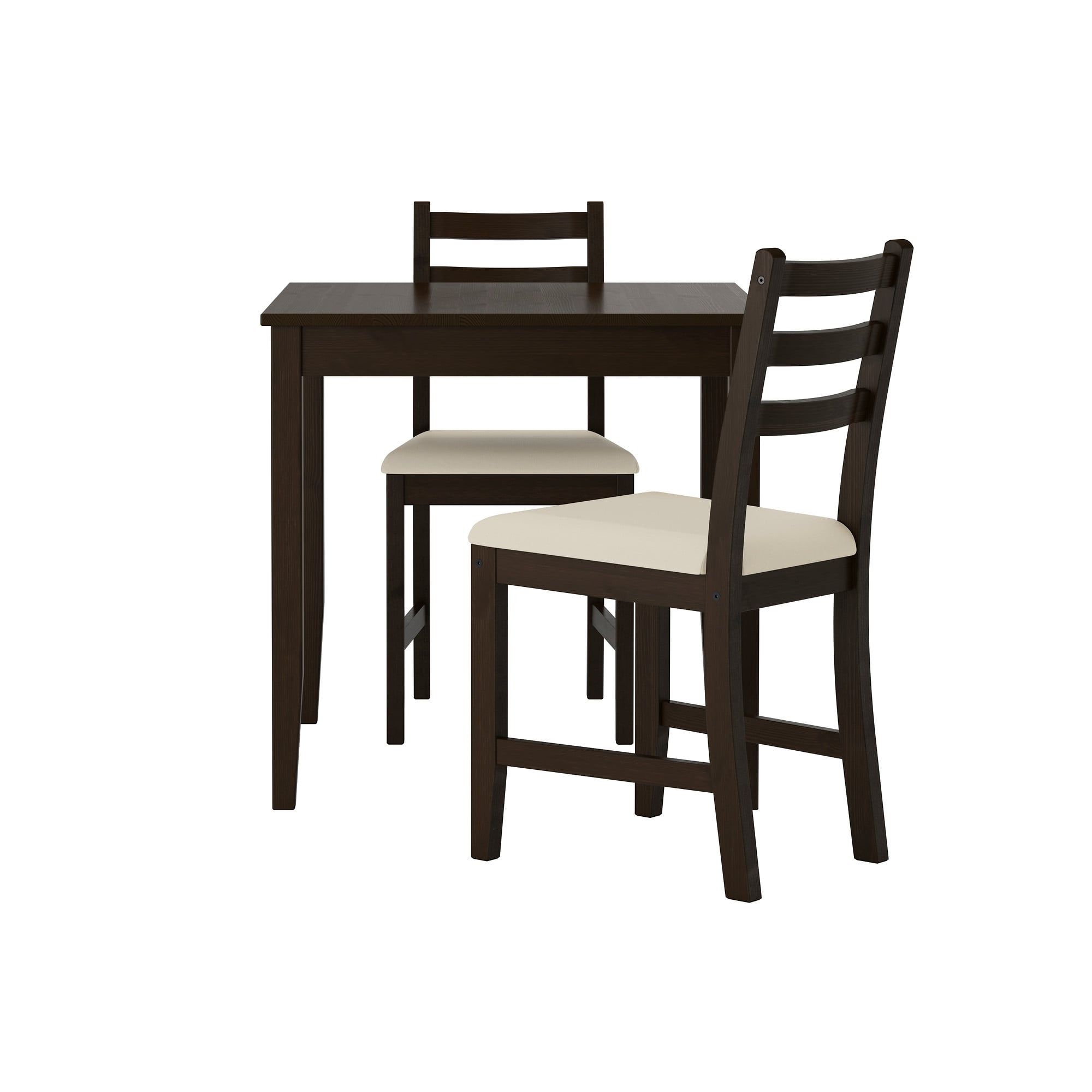 Lerhamn Table And 2 Chairs – Ikea Regarding Newest Two Seater Dining Tables And Chairs (View 7 of 25)