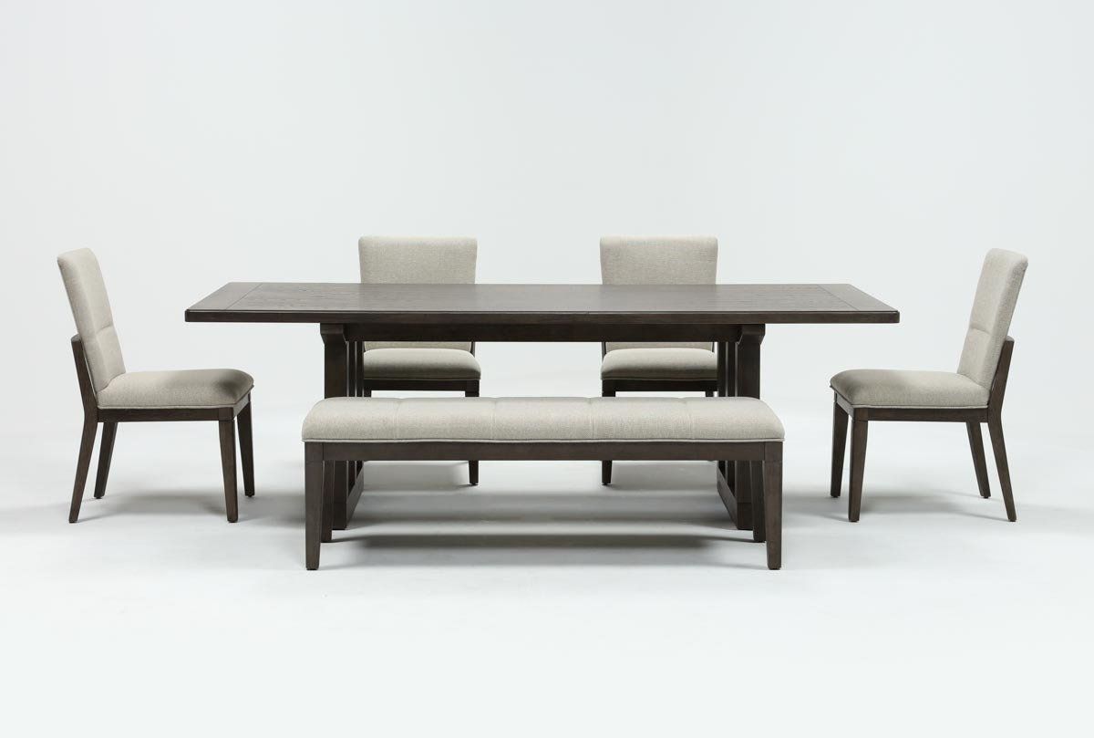 Living Spaces Regarding Well Liked Helms 5 Piece Round Dining Sets With Side Chairs (Photo 1 of 25)