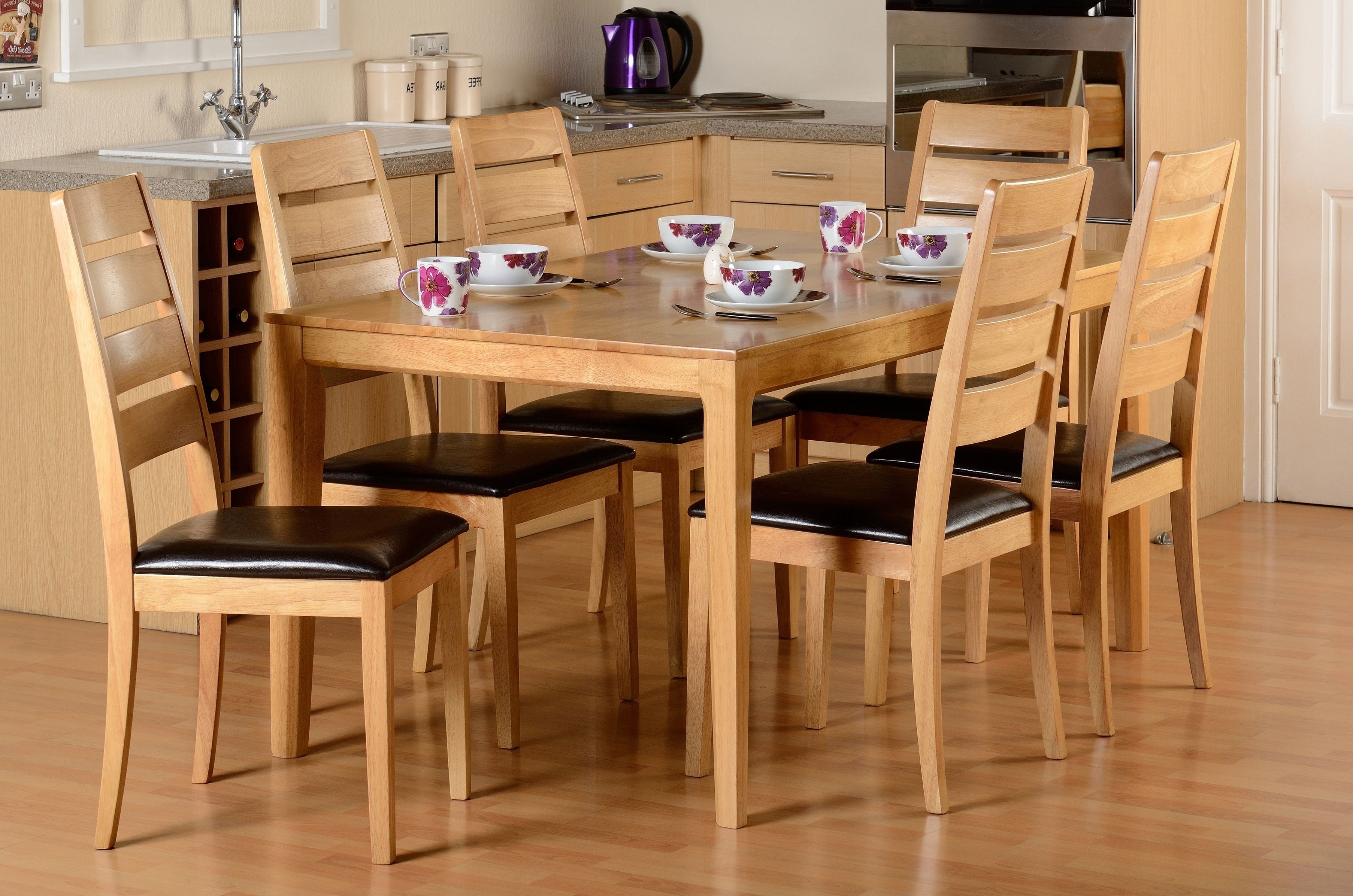 Logan Dining Table & 6 Chairs (View 25 of 25)