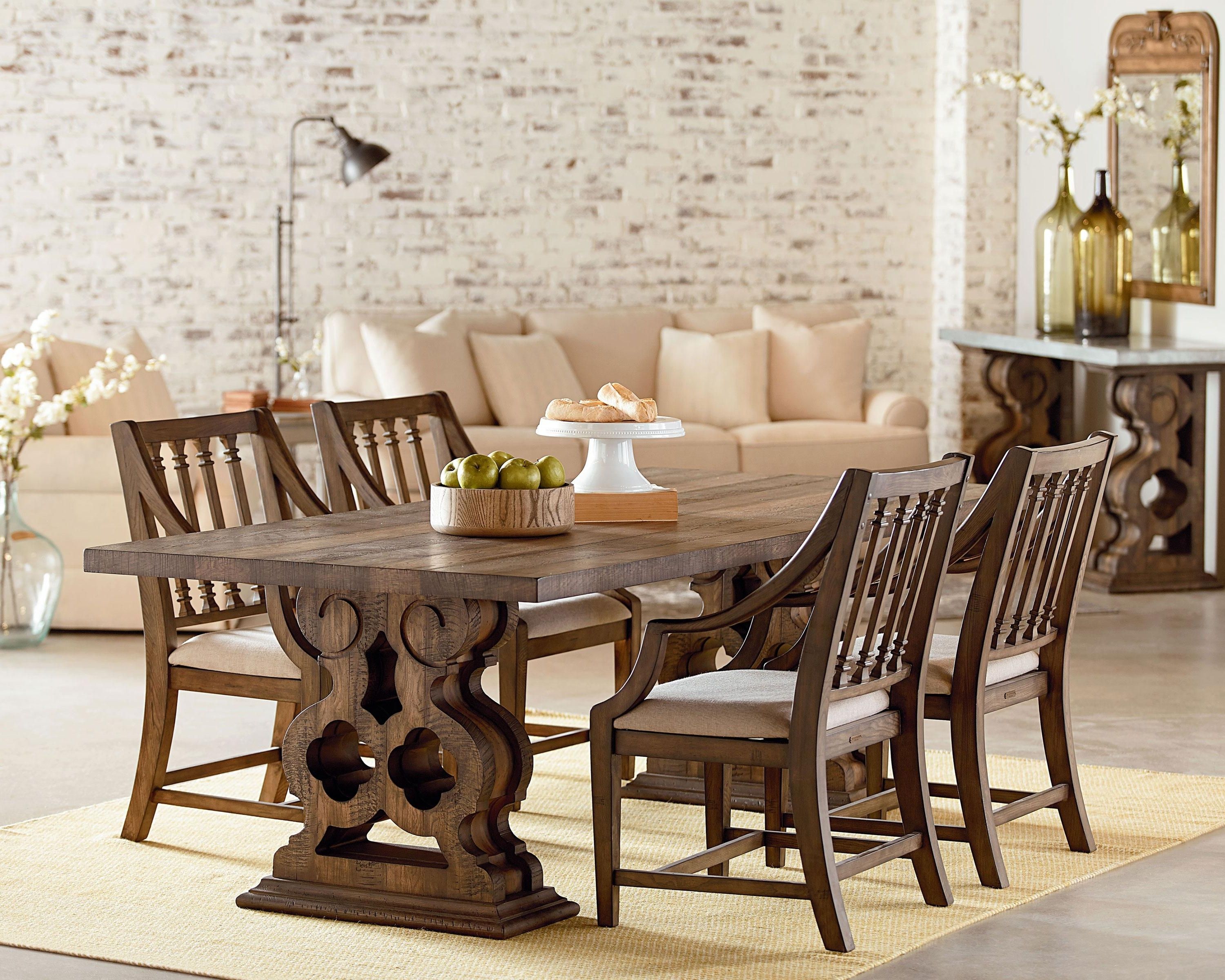 Magnolia Home Double Pedestal Dining Tables Regarding Newest Double Pedestal + Revival – Magnolia Home (Photo 1 of 25)
