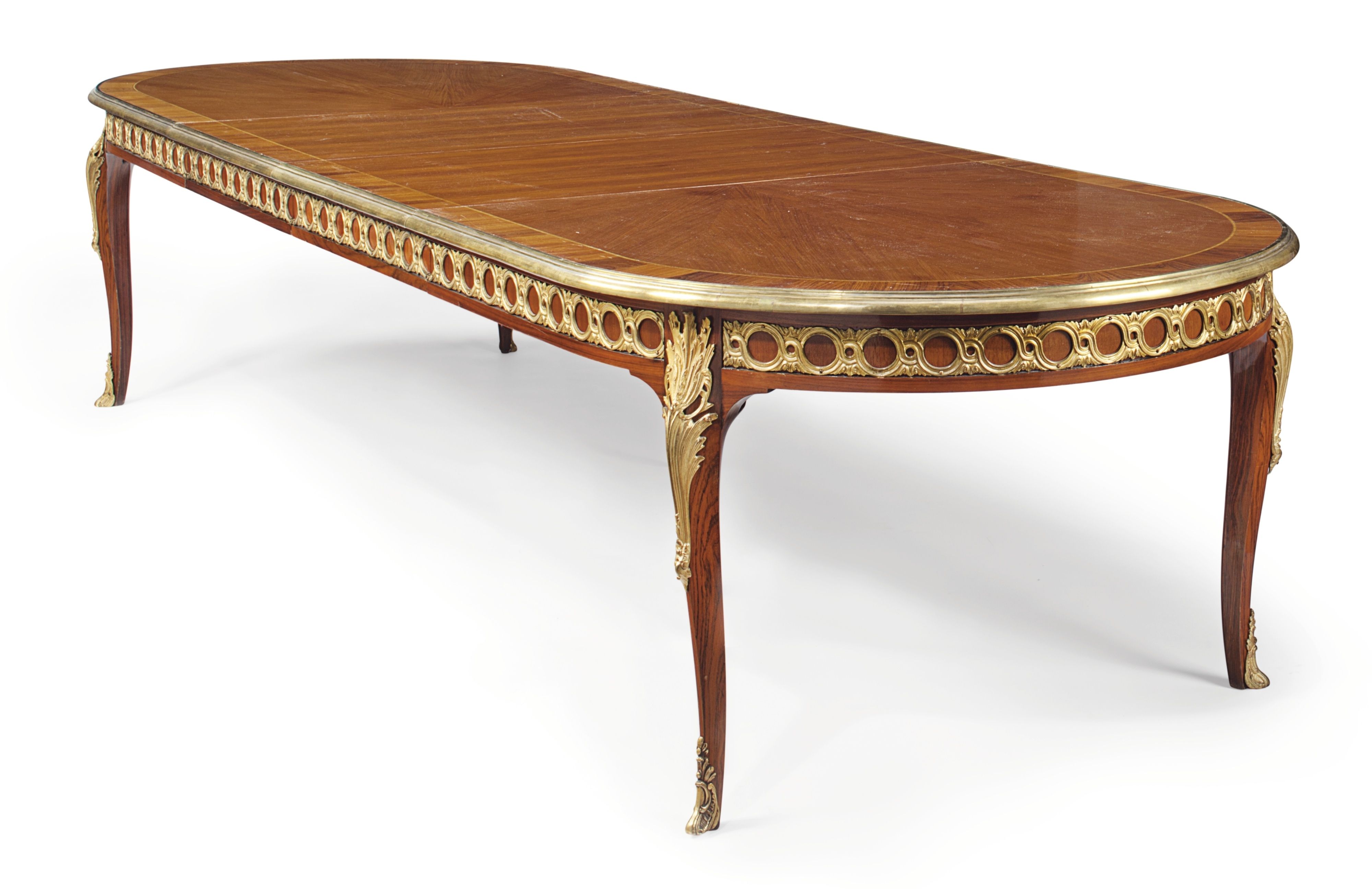 Mahogany Extending Dining Tables And Chairs Within Famous An Ormolu Mounted Tulipwood And Mahogany Extending Dining Table (View 25 of 25)