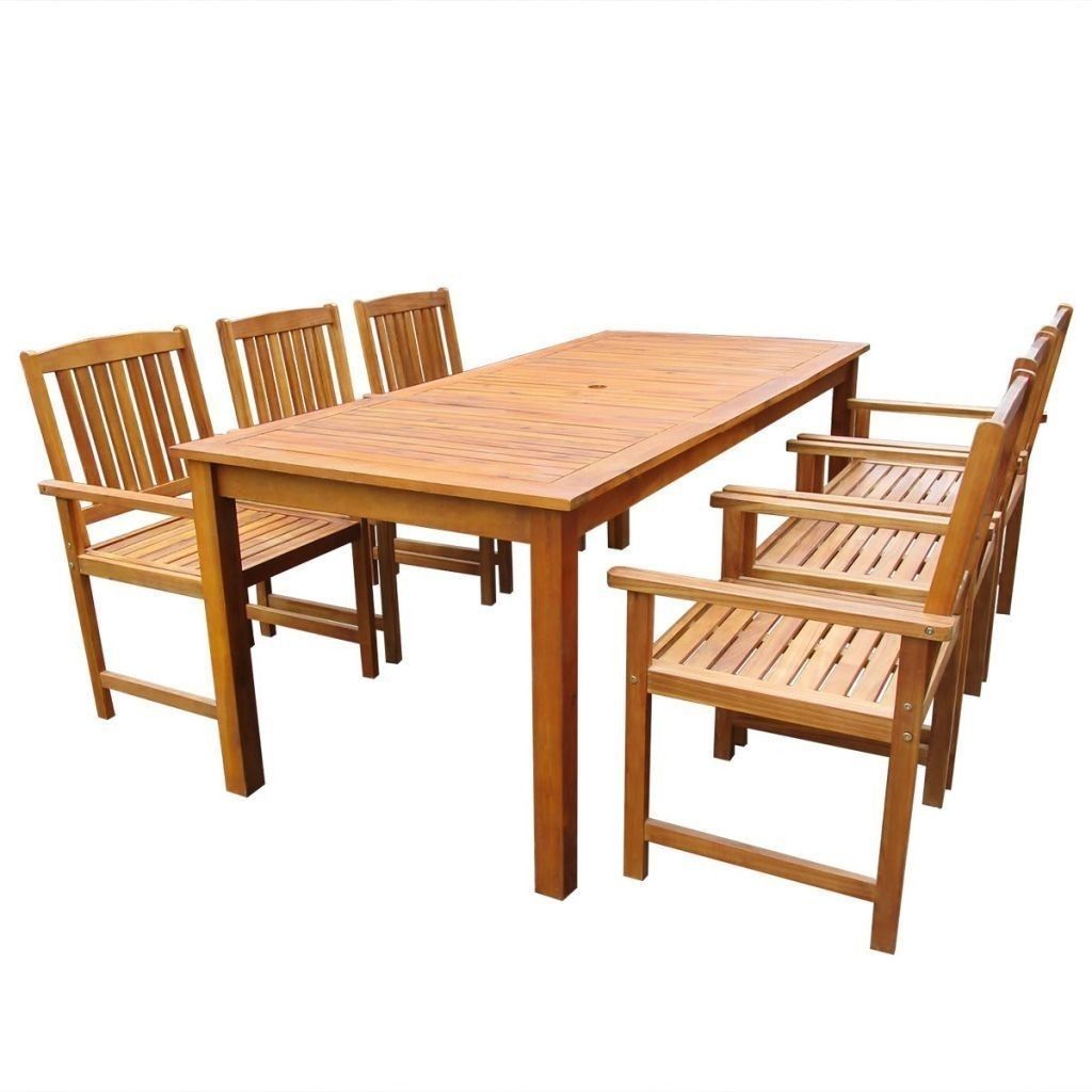 Most Current 6 Seater Garden Furniture Set Outdoor Patio Dining Table Chairs For Garden Dining Tables And Chairs (View 13 of 25)