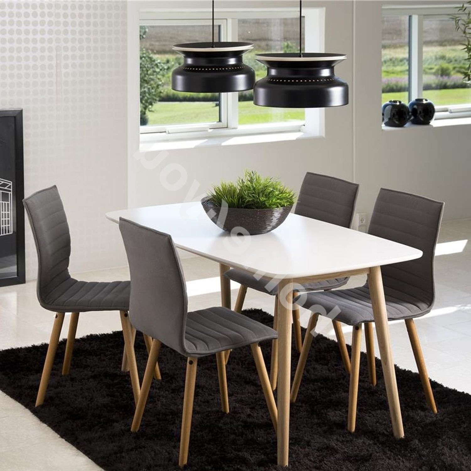 Most Popular Dining Tables With White Legs And Wooden Top Throughout Dining Table Nagano 150x80xh75,5cm, Table Top: Wood, Color: White (View 11 of 25)