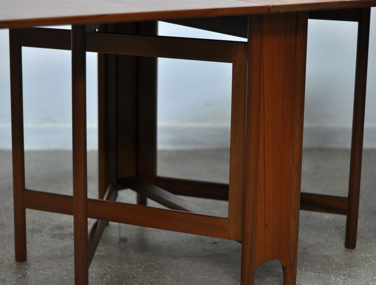 Most Popular Folding Dining Tables Inside Mid Century Folding Dining Table From Mcintosh, 1970S For Sale At Pamono (View 24 of 25)
