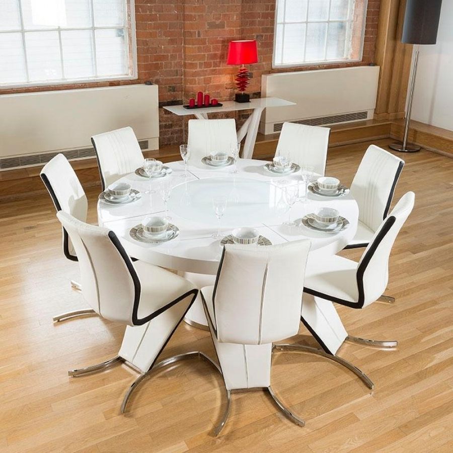 Most Recent Dining Tables. Inspiring 8 Seater Round Dining Table And Chairs In 8 Seater White Dining Tables (Photo 4 of 25)