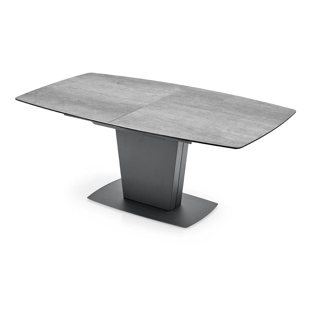Most Recently Released Black Extending Dining Tables Pertaining To Matera Ceramic Dining Table (View 21 of 25)