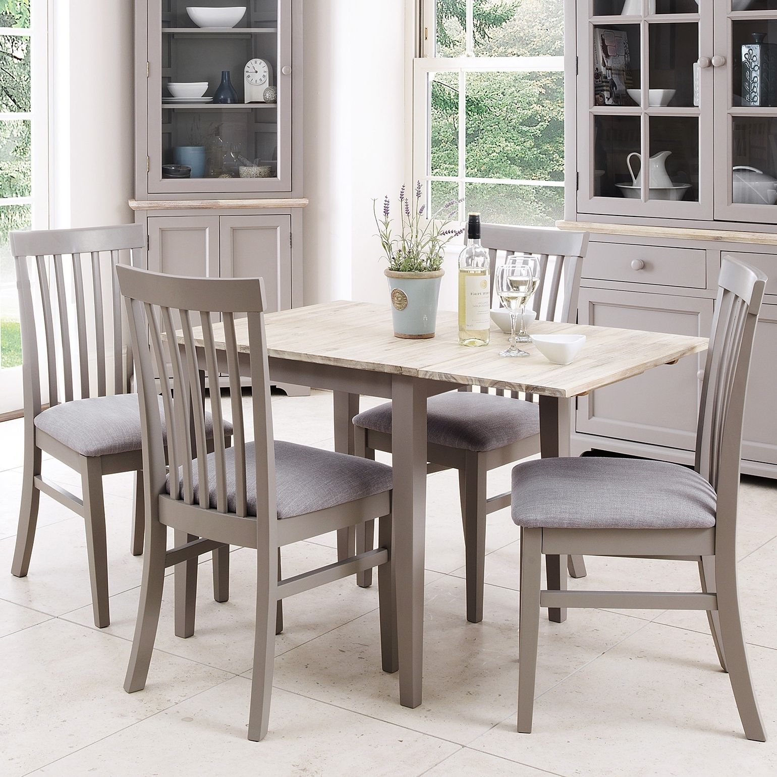 Most Recently Released Florence Square Extended Table (75 110cm) – Dove Grey Inside Florence Dining Tables (Photo 8 of 25)