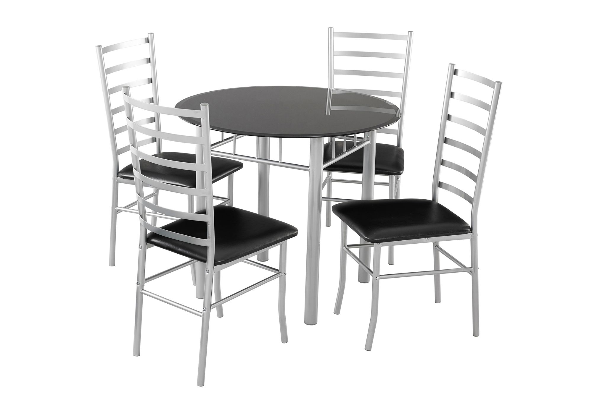 Featured Photo of The 25 Best Collection of Black Glass Dining Tables and 4 Chairs