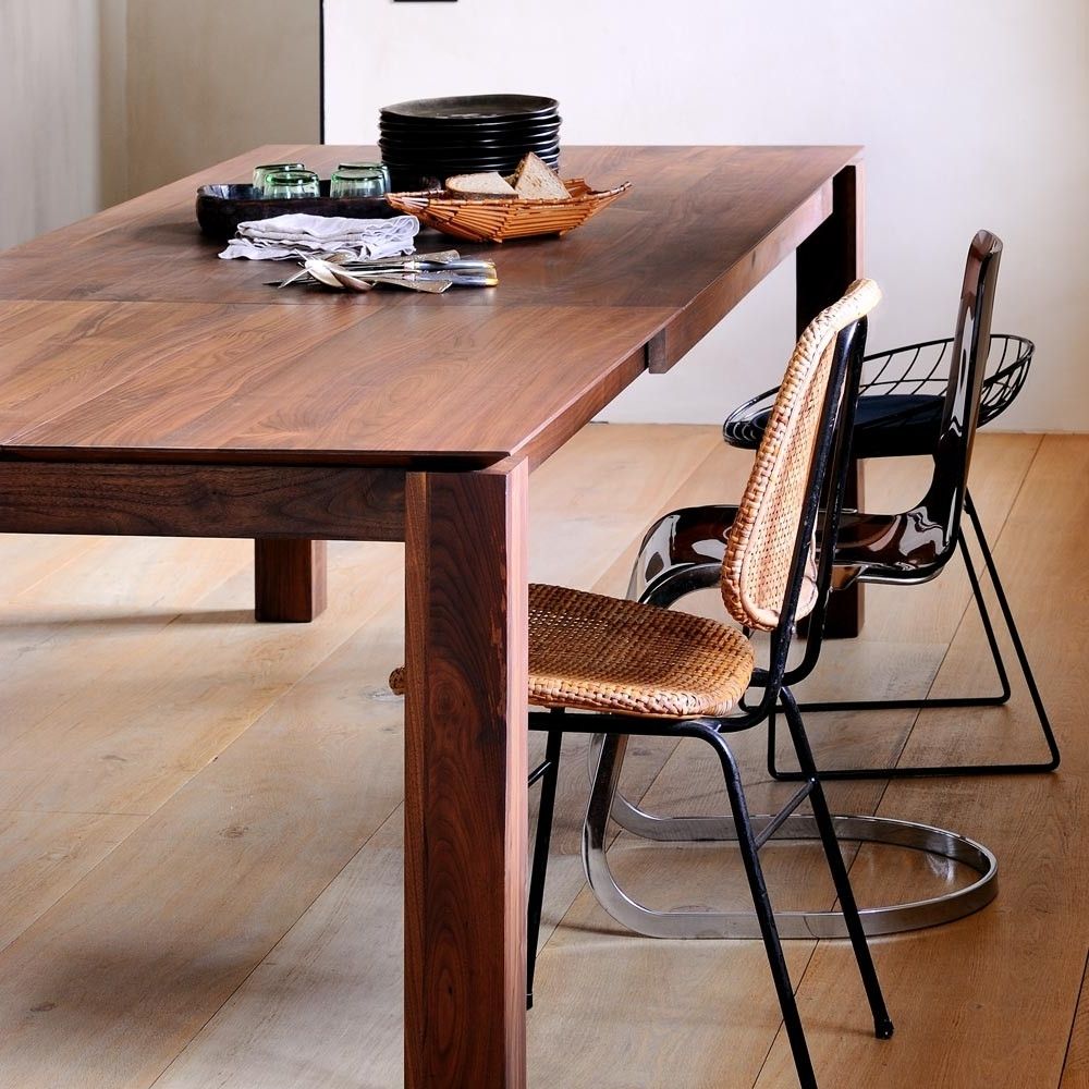 Newest Extendable Dining Tables Pertaining To Ethnicraft Walnut Slice Extendable Dining Table (Photo 18 of 25)