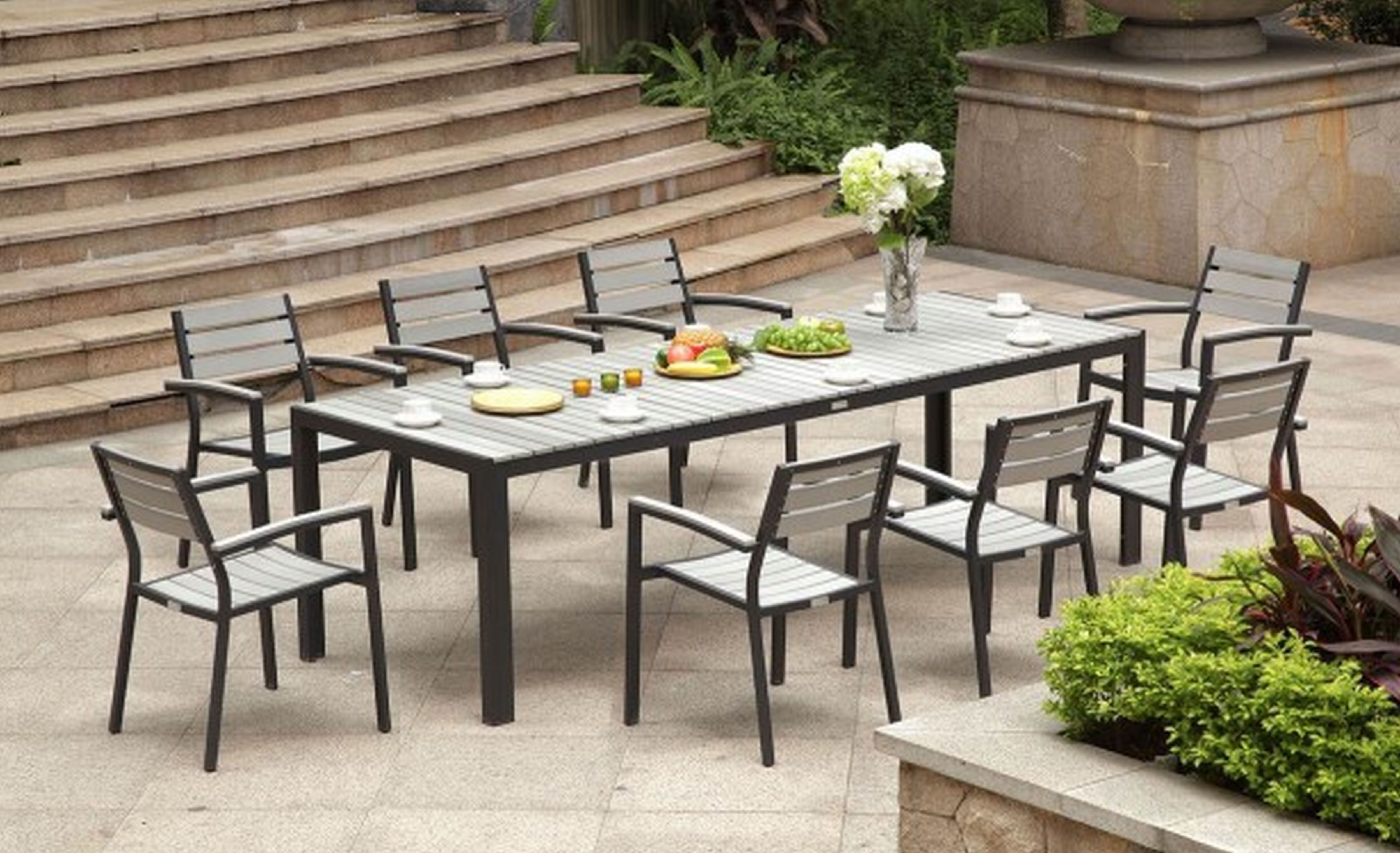 Newest Patio: Extraordinary Outdoor Tables And Chairs Small Patio Furniture For Garden Dining Tables And Chairs (View 15 of 25)