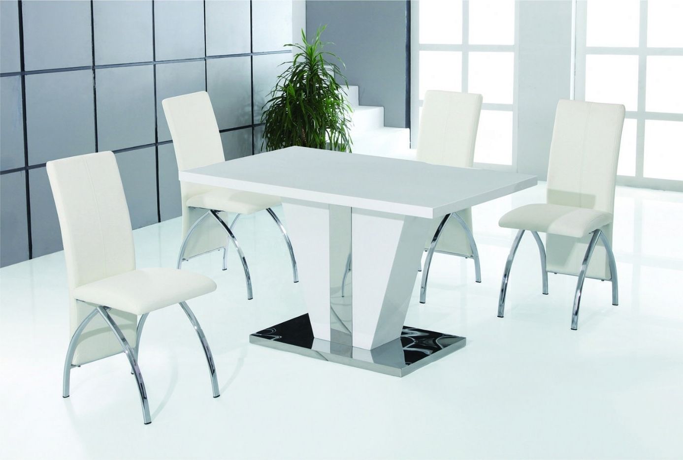 Newest White Gloss Dining Tables With Regard To Delta Narrow White Gloss Dining Table Only (Photo 24 of 25)