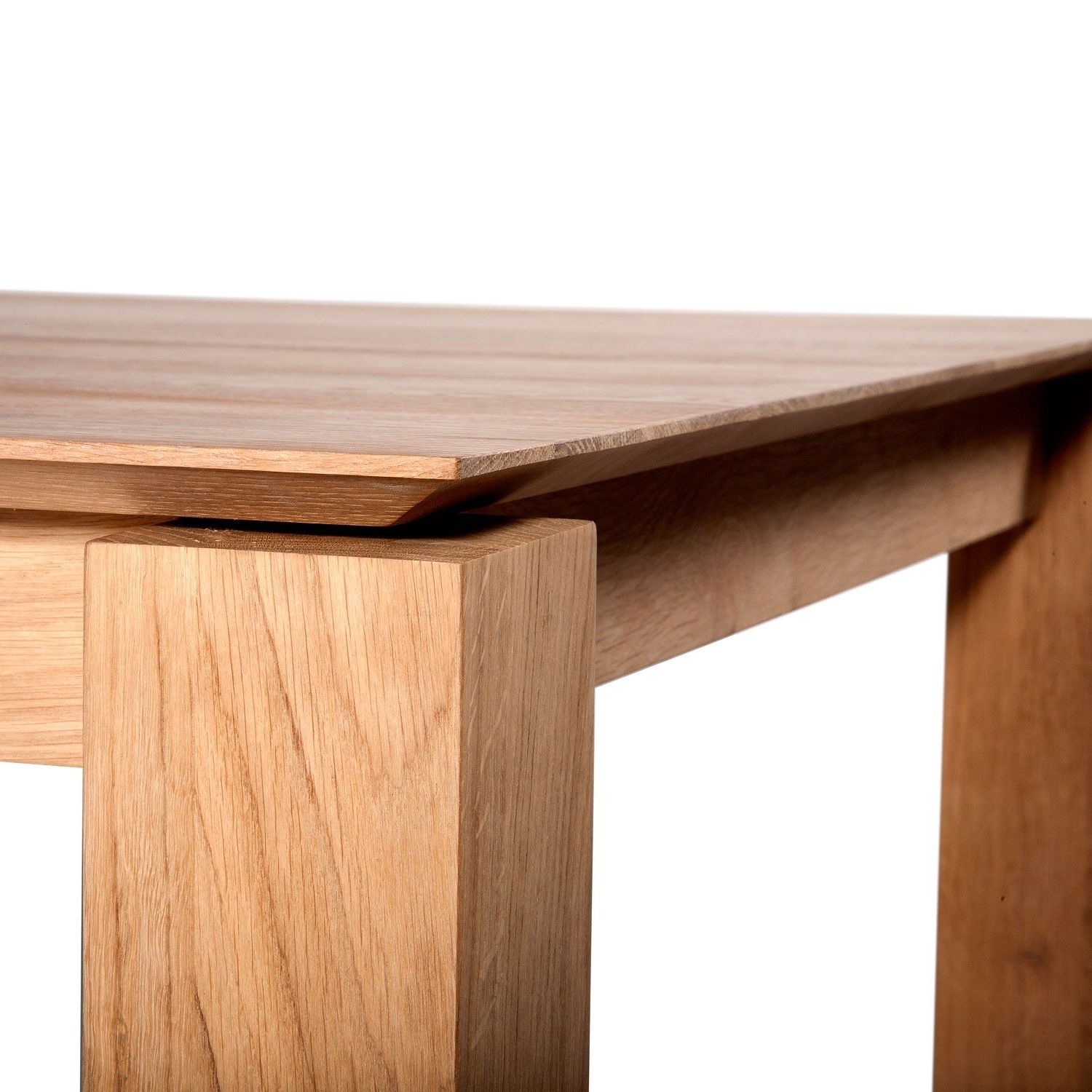 Oak Furniture Dining Sets Regarding Newest Ethnicraft Oak Slice Extending Dining Tables (View 19 of 25)