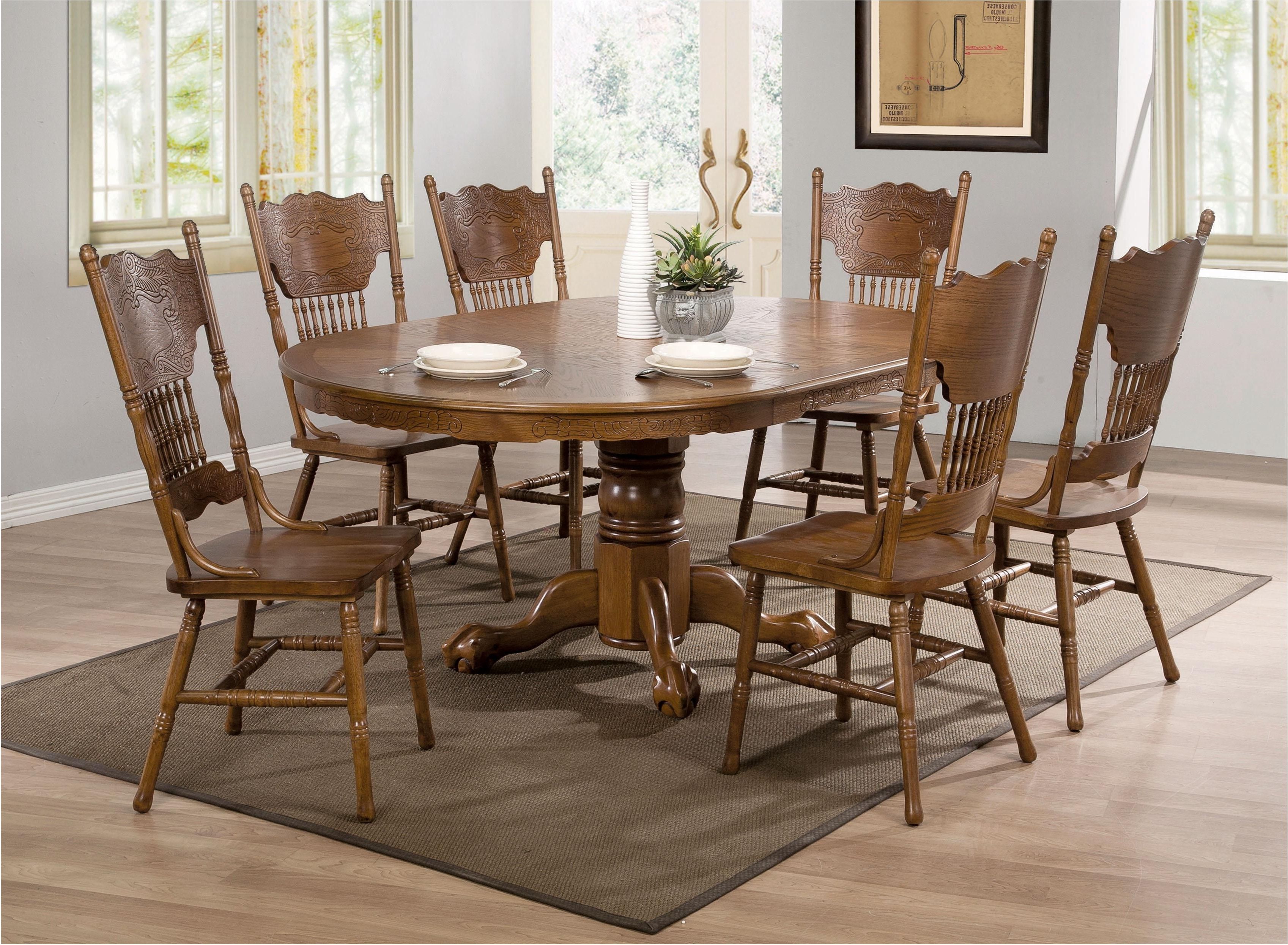 Oak Furniture Dining Sets Throughout Most Recent Incredible Decorative Oak Dining Table Set 16 Kitchen And Chairs (View 24 of 25)