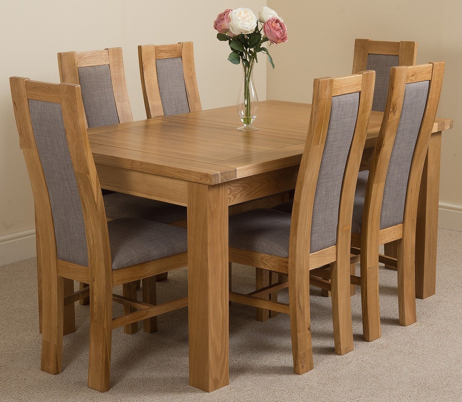 Oak Furniture King In Well Liked Light Oak Dining Tables And Chairs (Photo 1 of 25)
