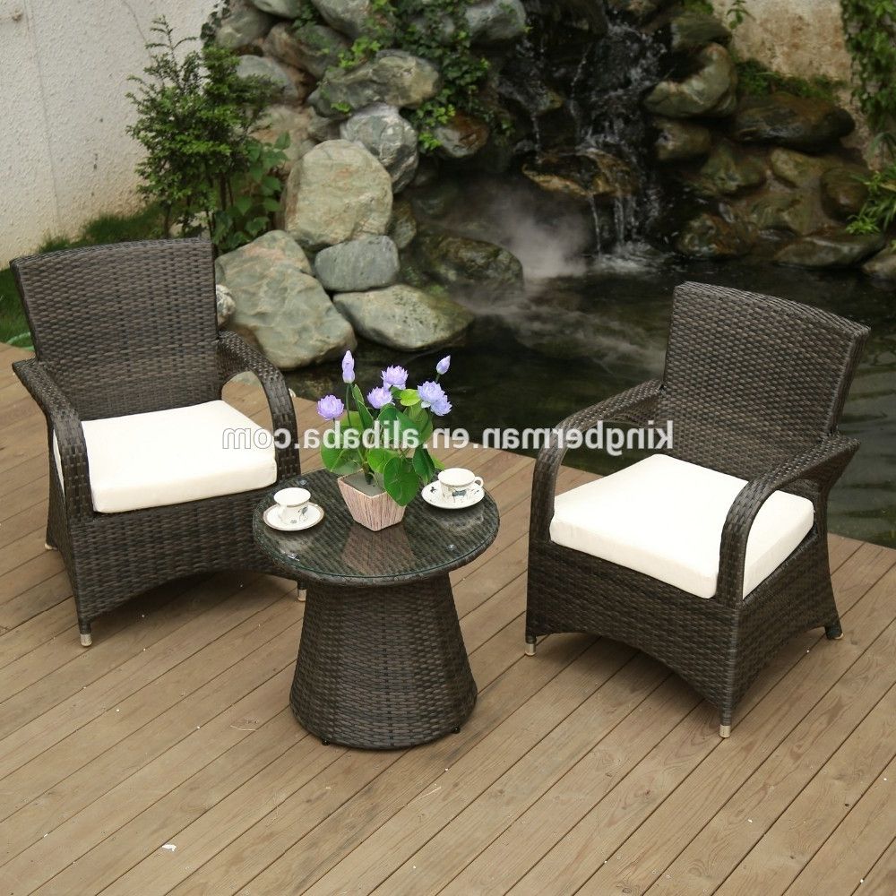 Poly Rattan Garden Furniture Cane Dining Table Chairs Set Coffee In Trendy Garden Dining Tables And Chairs (View 21 of 25)