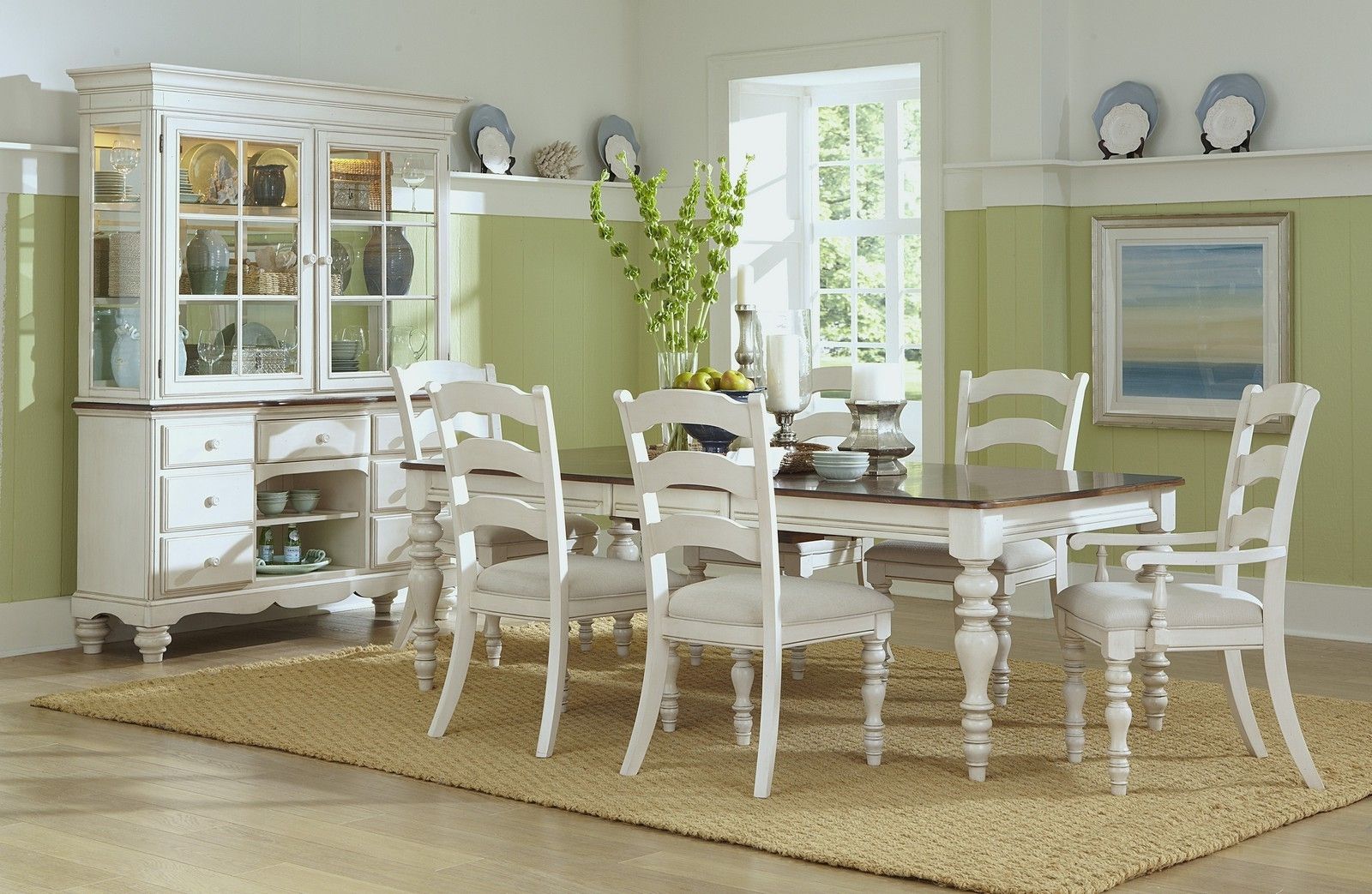 Featured Photo of 25 Collection of Chandler 7 Piece Extension Dining Sets with Wood Side Chairs