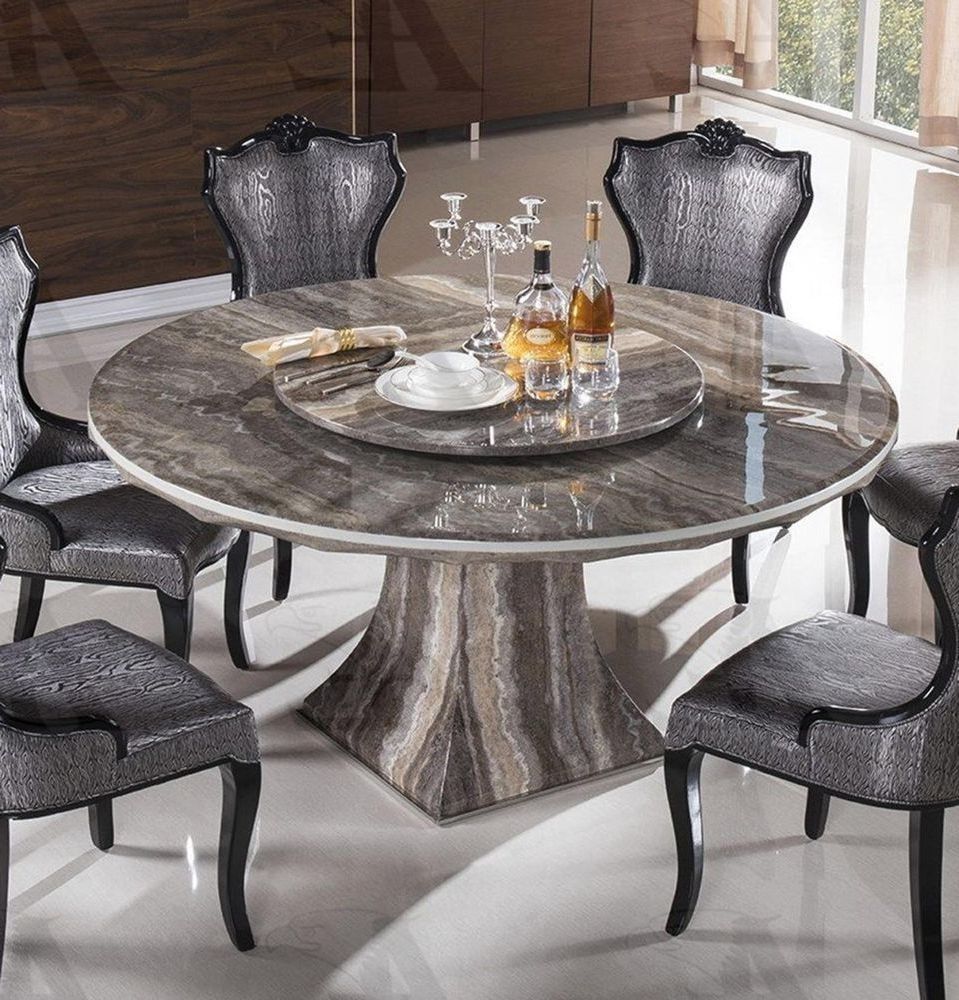 Preferred Marble Dining Tables Sets Throughout Dining Room Excellent Round Marble Dining Table For 6 Cool Dining (Photo 2 of 25)
