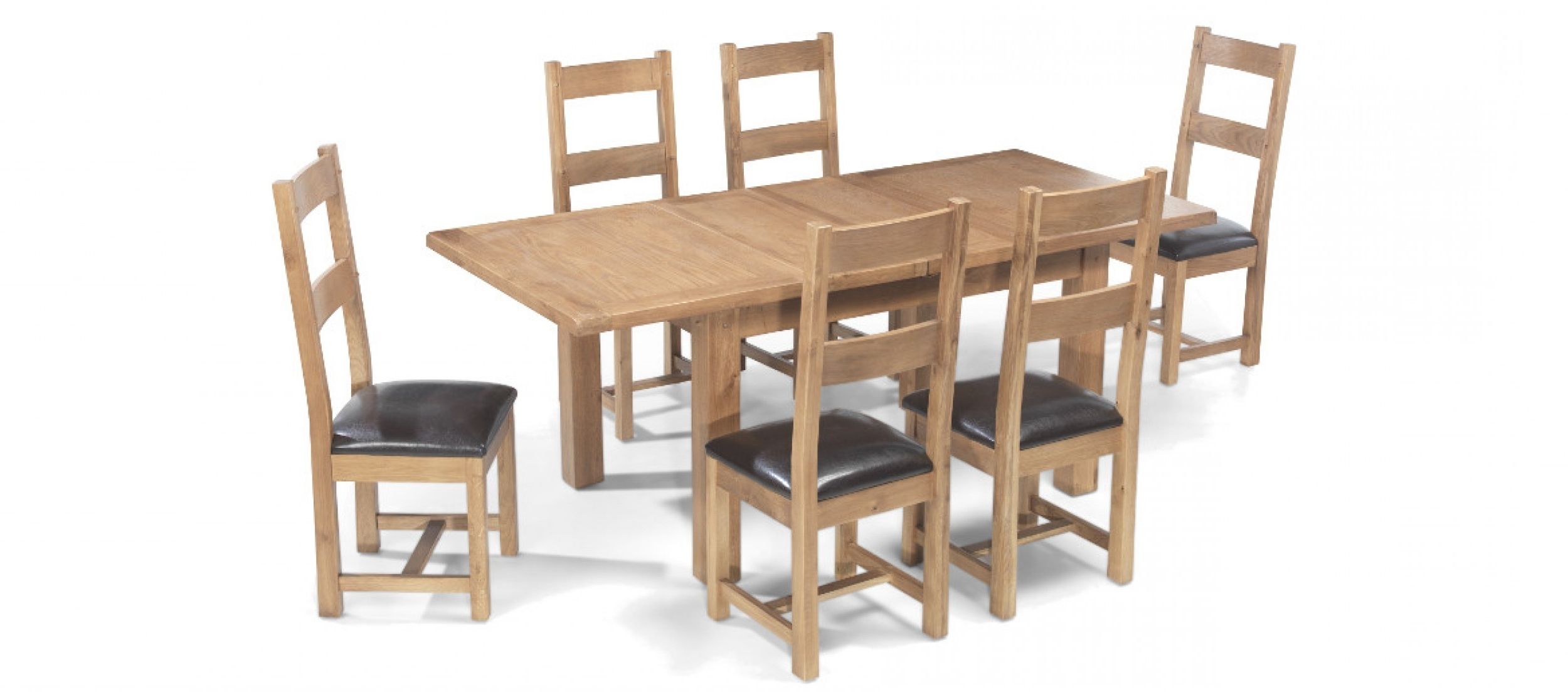 Featured Photo of The 25 Best Collection of Oak Extending Dining Tables and 6 Chairs