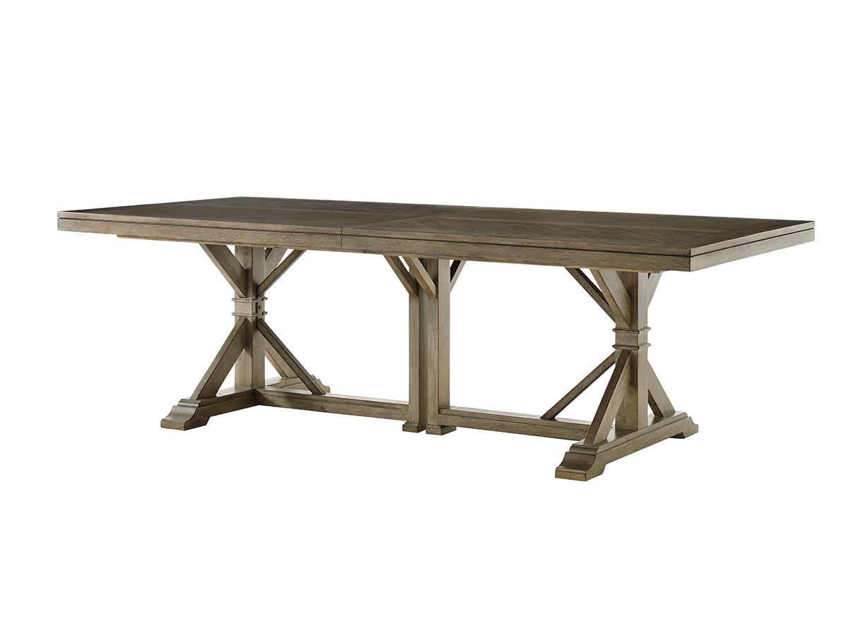 Recent Artisanal Dining Tables With Regard To Cypress Point Pierpoint Double Pedestal Dining Table (View 17 of 25)