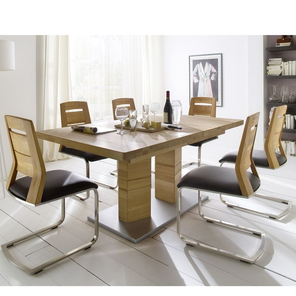 Round 6 Seater Dining Tables Regarding Newest Round Glass Dining Table 6 Chairs For Chairs Room (Photo 15 of 25)