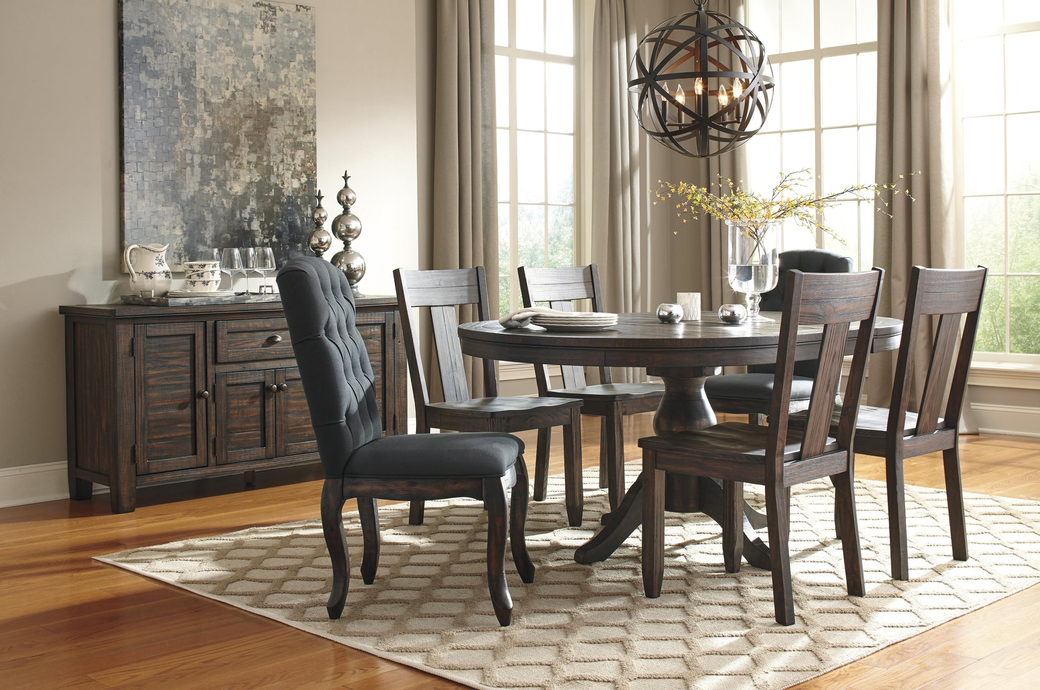 Rtty1 Pertaining To Jaxon Grey 7 Piece Rectangle Extension Dining Sets With Wood Chairs (Photo 23 of 25)
