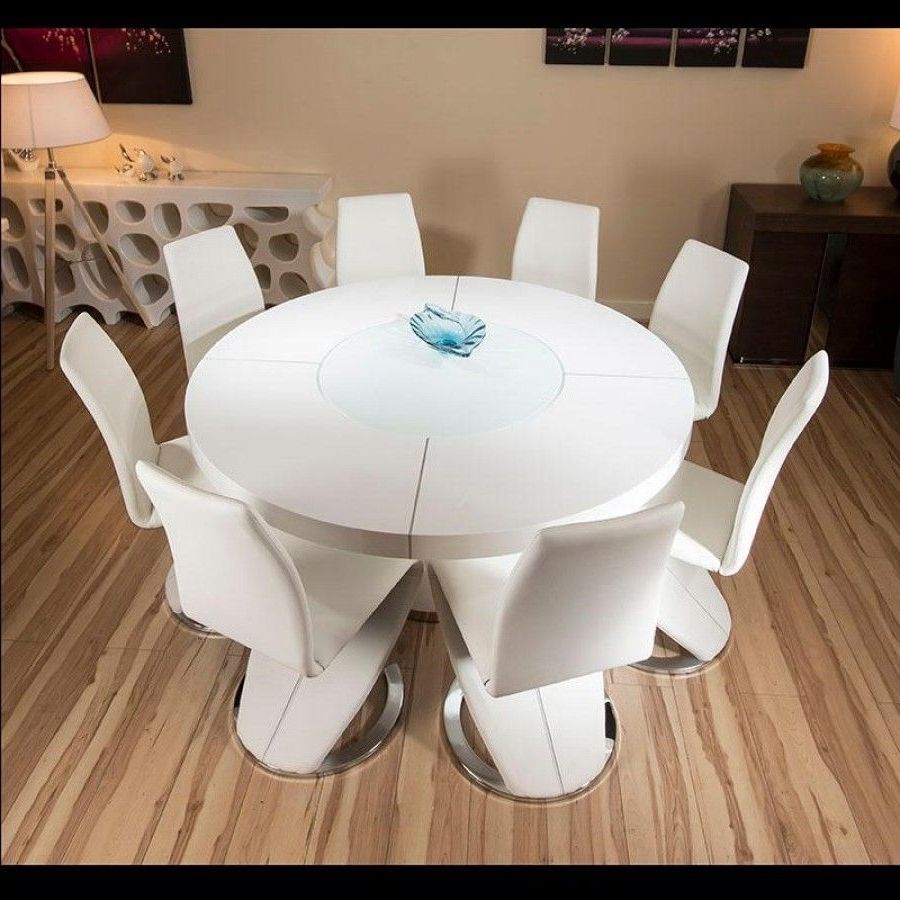 Featured Photo of 2024 Latest Large White Round Dining Tables