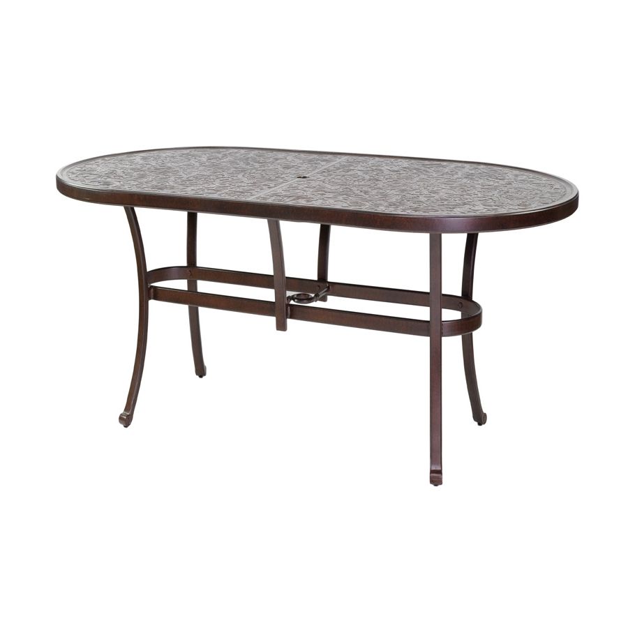 Sienna Oval Dining Table – Castelle Luxury Outdoor Furniture Throughout Best And Newest Outdoor Sienna Dining Tables (View 7 of 25)
