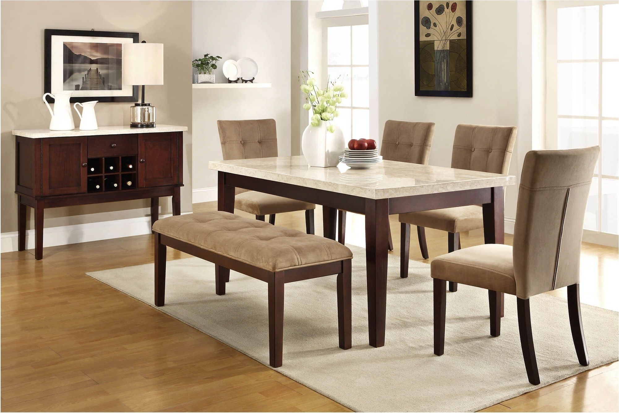 Featured Photo of 2024 Latest Small Dining Tables and Bench Sets