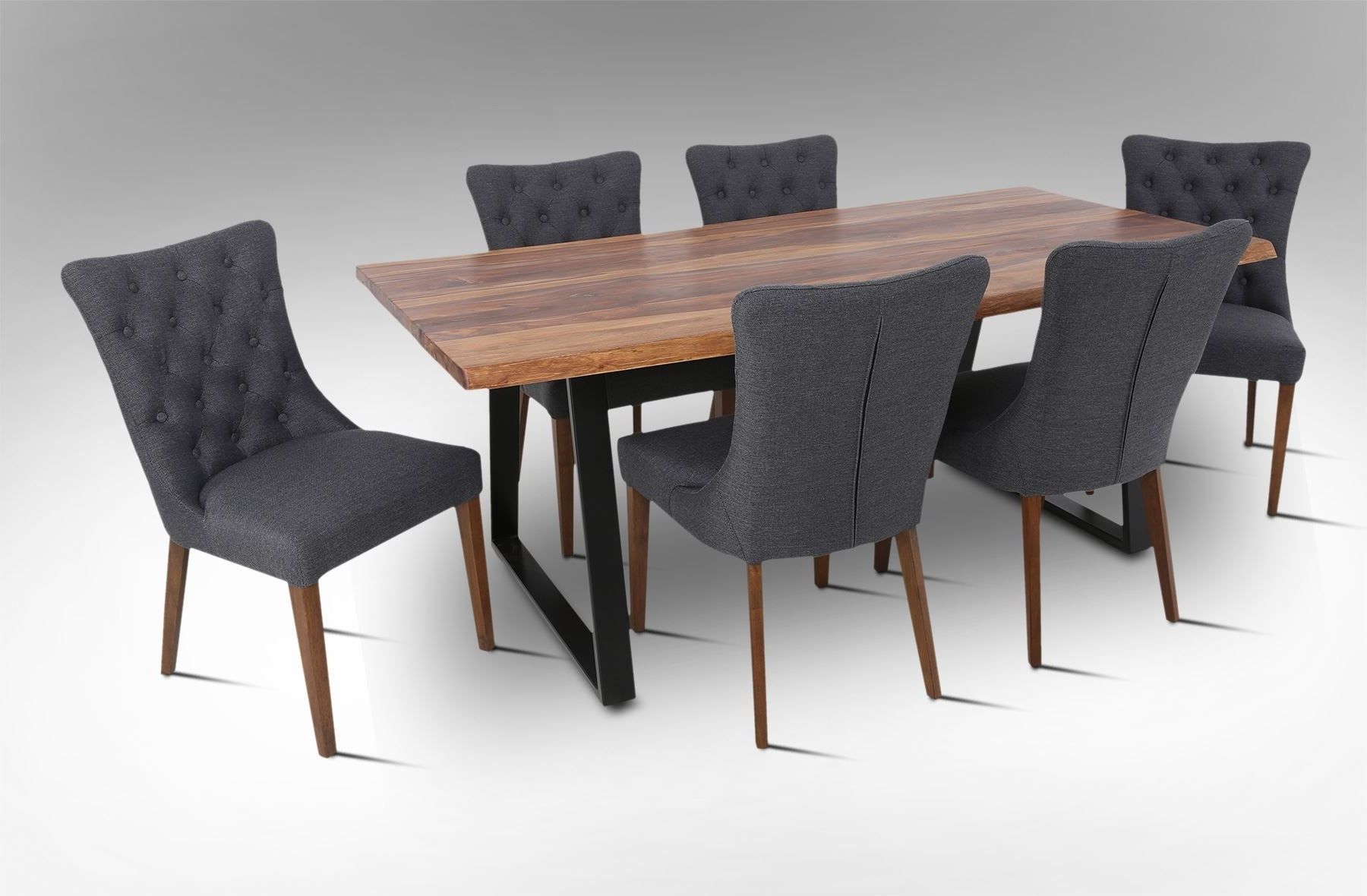Trendy Rice Furniture. Rio 2000 Dining Table With 6 Paris Chairs Regarding Paris Dining Tables (Photo 15 of 25)