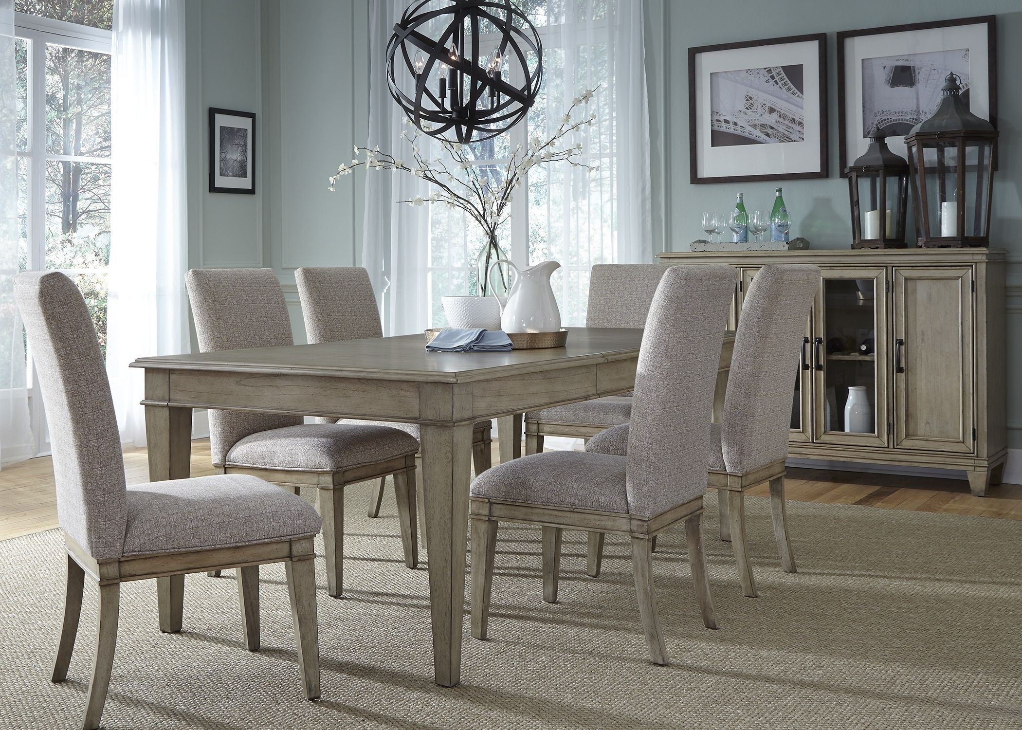 Well Known 18. Grayton Grove Extendable Dining Room Set From Liberty Coleman Pertaining To Jaxon Grey 7 Piece Rectangle Extension Dining Sets With Uph Chairs (Photo 13 of 25)