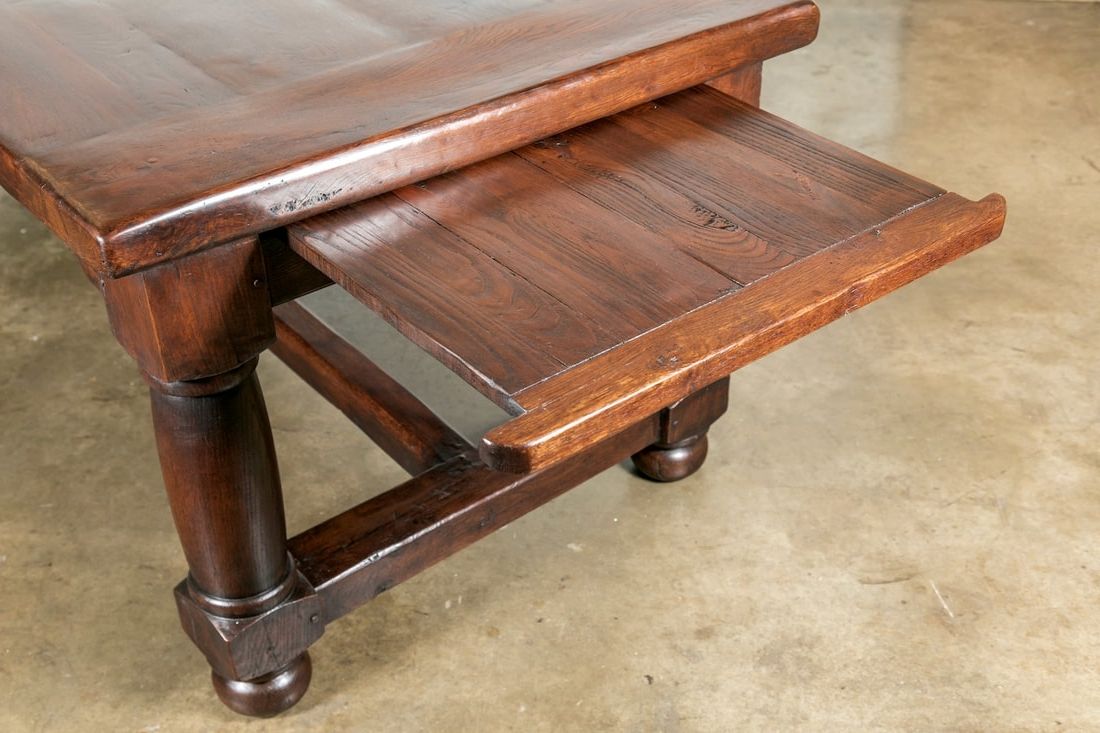 Well Known Barn House Dining Tables Inside Lolo French Antiques Large 19th Century Solid Chestnut French Louis (Photo 19 of 25)