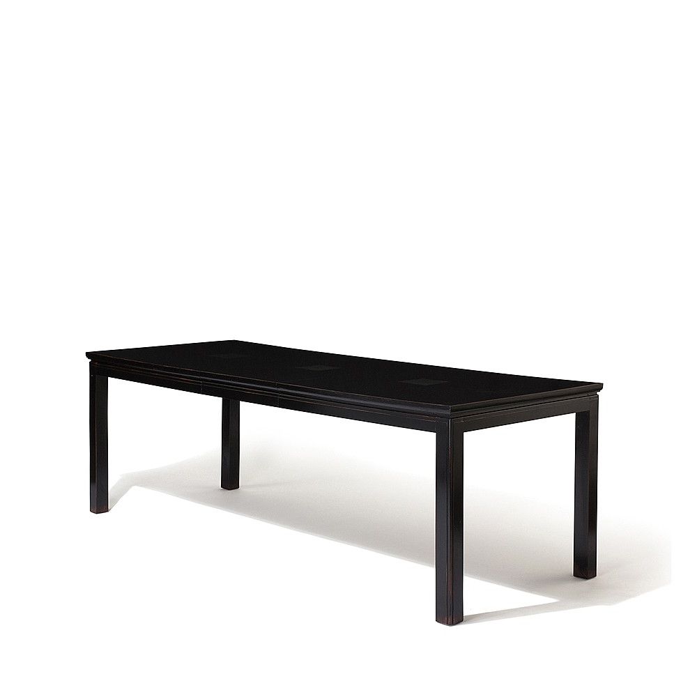 Well Known Canton Black Extending Dining Table Large (Photo 1 of 25)