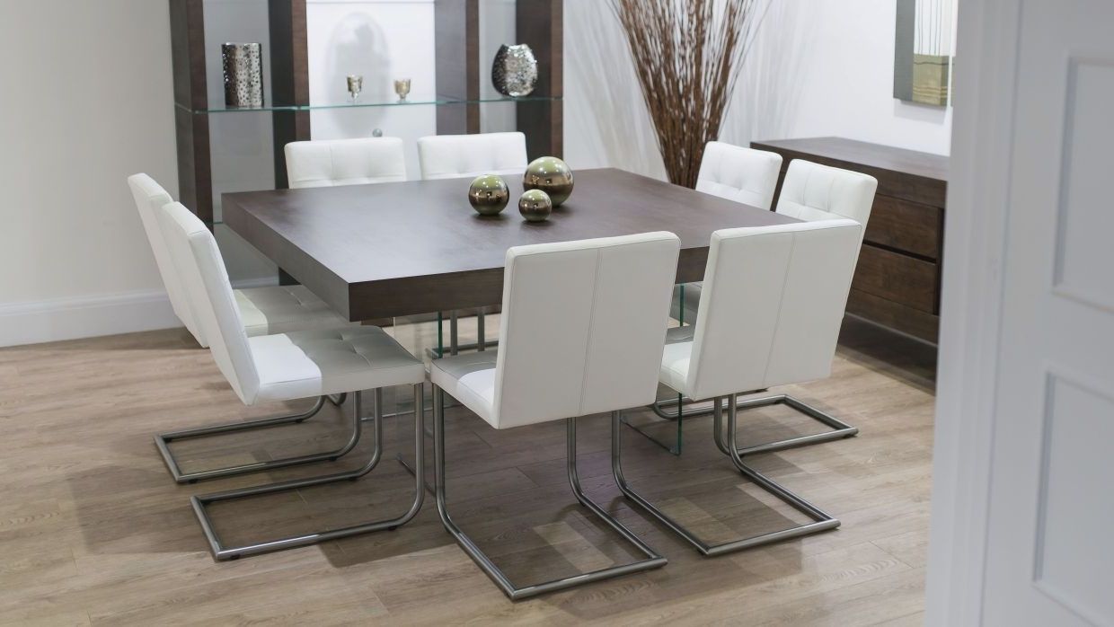 Well Known Dining Table Seats 8 Square Tables To Suit The Room Dining Room End Within Dining Tables Seats 8 (Photo 1 of 25)