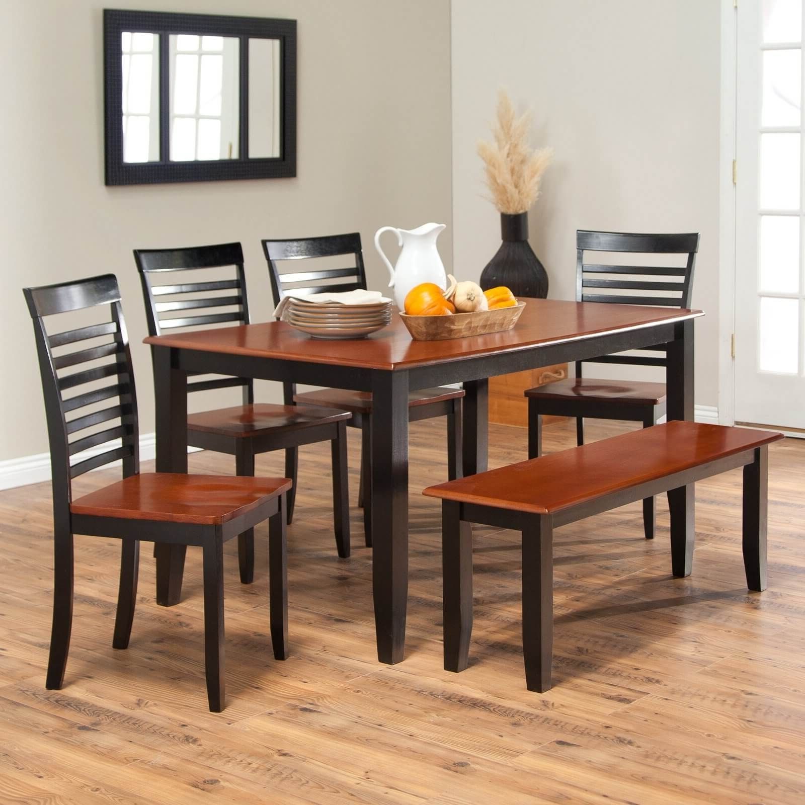 Well Known Dining Tables And Chairs For 26 Dining Room Sets (big And Small) With Bench Seating (2018) (View 13 of 25)
