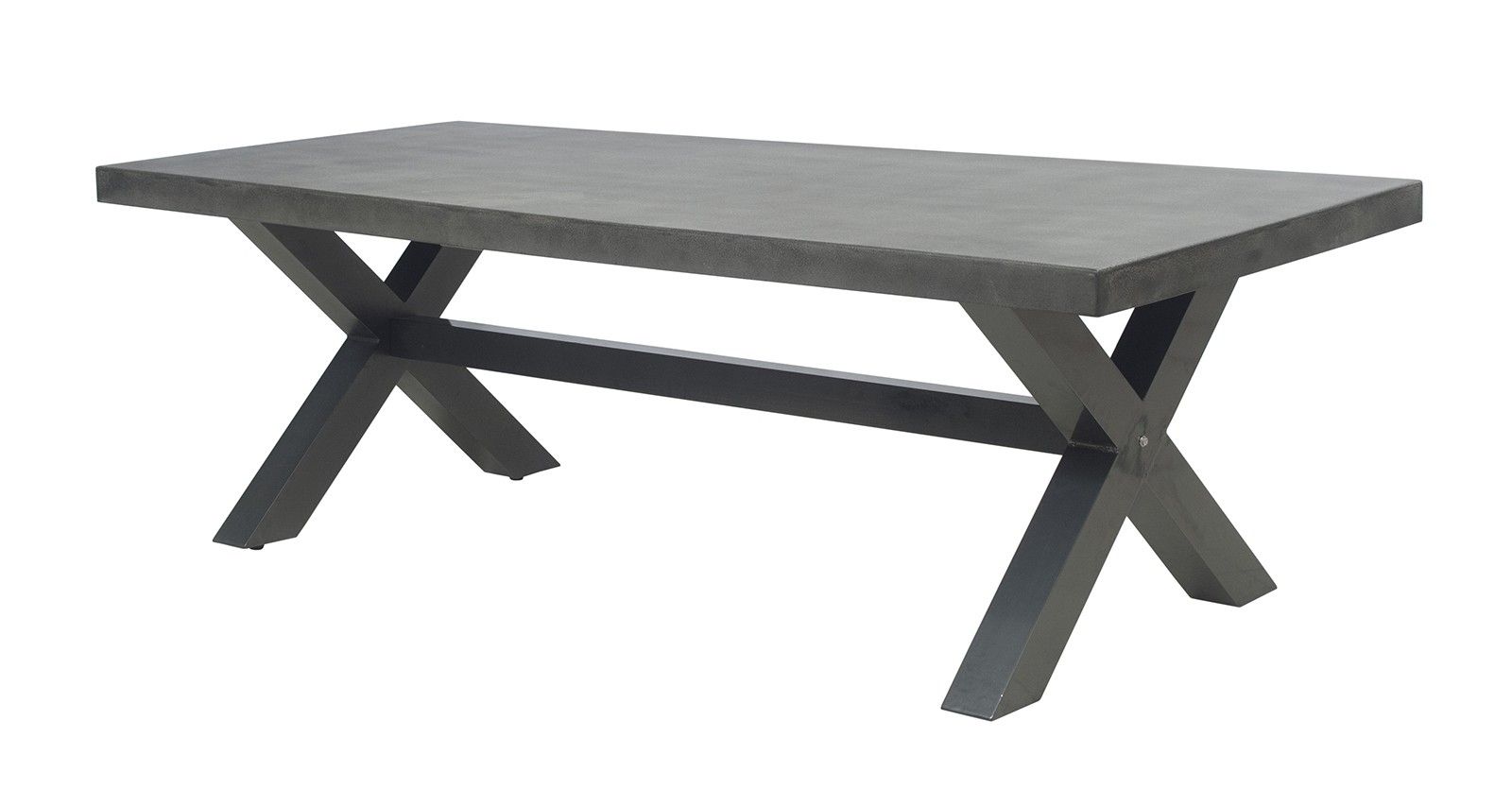 Well Known New York Dining Tables Regarding New York Industrial 2.4m Dark Grey Outdoor Poly Cement Dining Table (Photo 25 of 25)