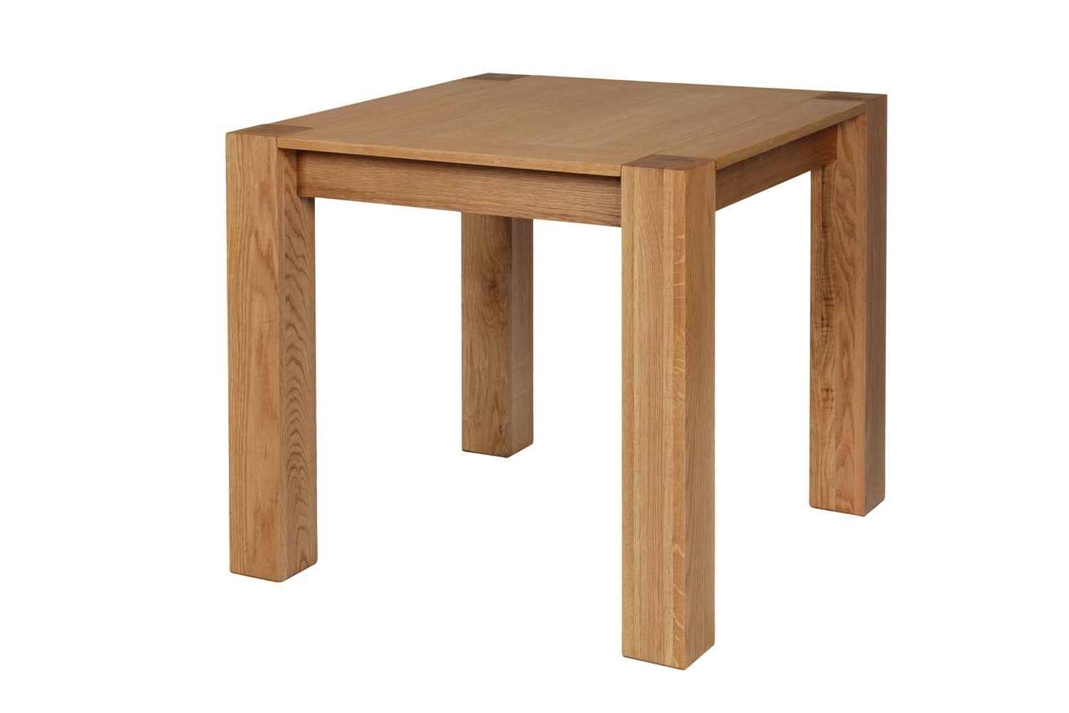 Well Known Oak Dining Furniture Throughout Cambridge Small Square Oak Dining Table, 80cm X 80cm (View 12 of 25)