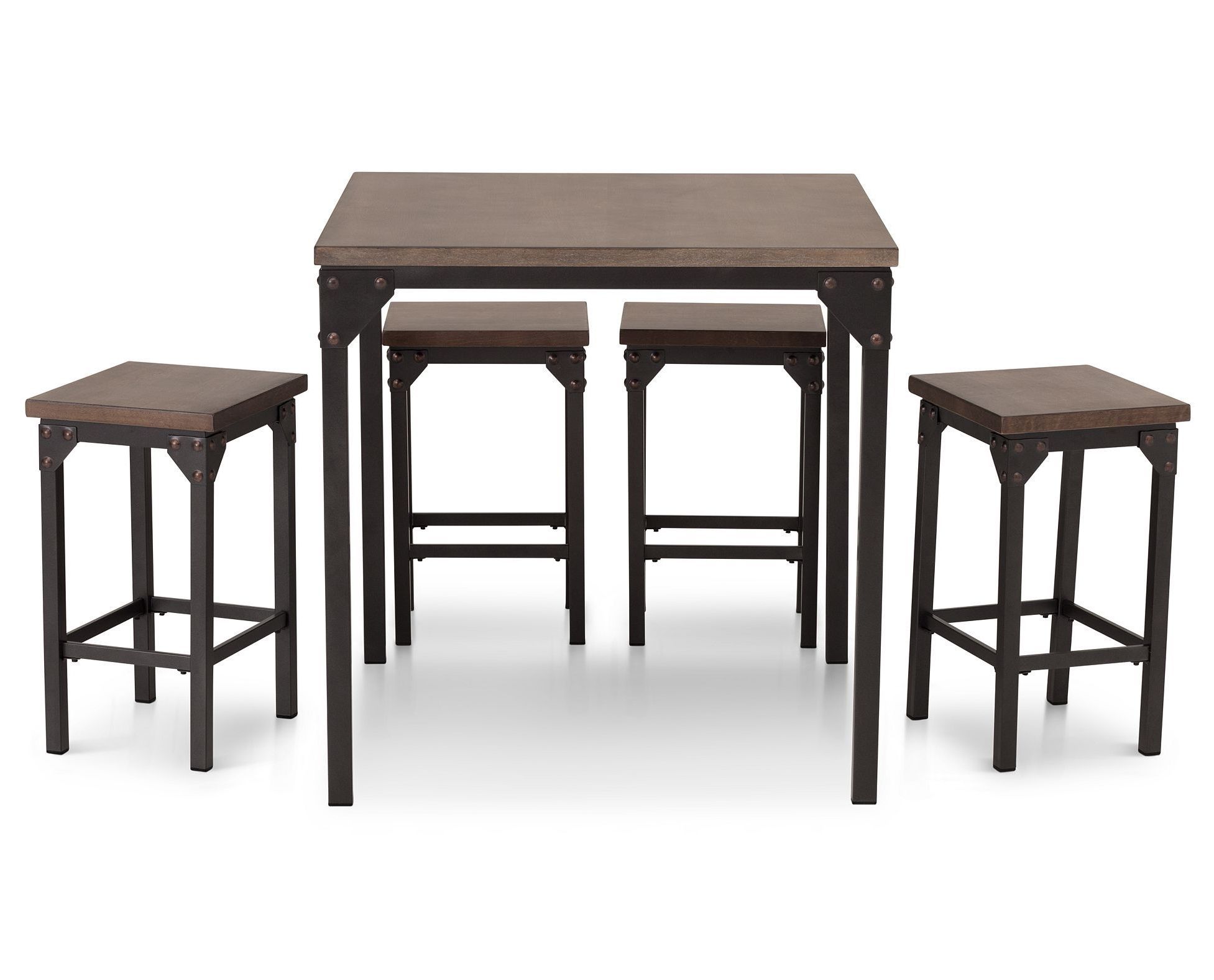 Well Known Pierce 5 Piece Counter Sets With Pierce 5 Pc. Counter Height Dining Room Set (Photo 8 of 25)