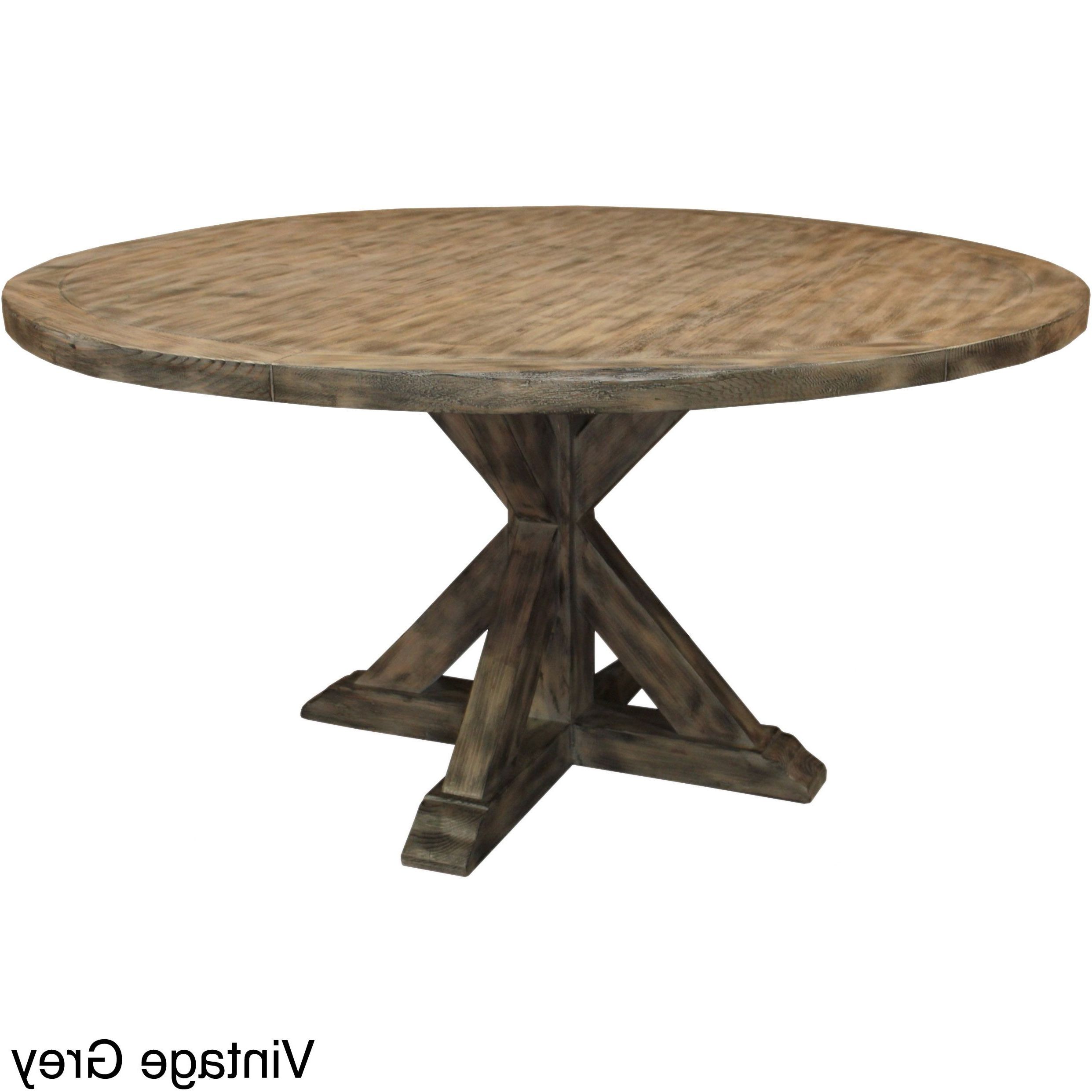 Well Liked South Cone Home La Phillippe Reclaimed Wood Round Dining Table (54 With Helms Round Dining Tables (View 12 of 25)