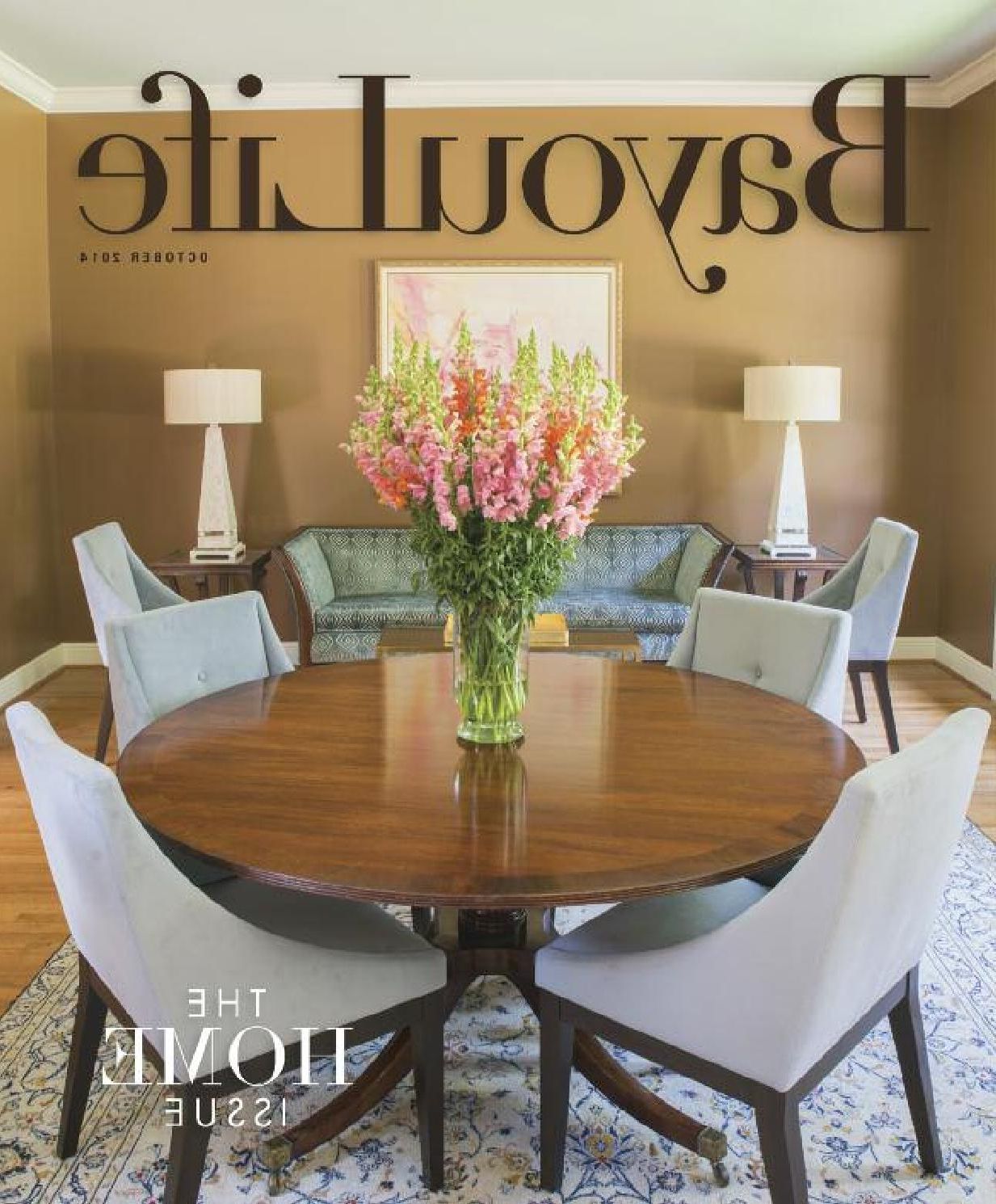 Widely Used Bayoulife October 2014bayoulife Magazine – Issuu Within Bale Rustic Grey 7 Piece Dining Sets With Pearson White Side Chairs (View 21 of 25)